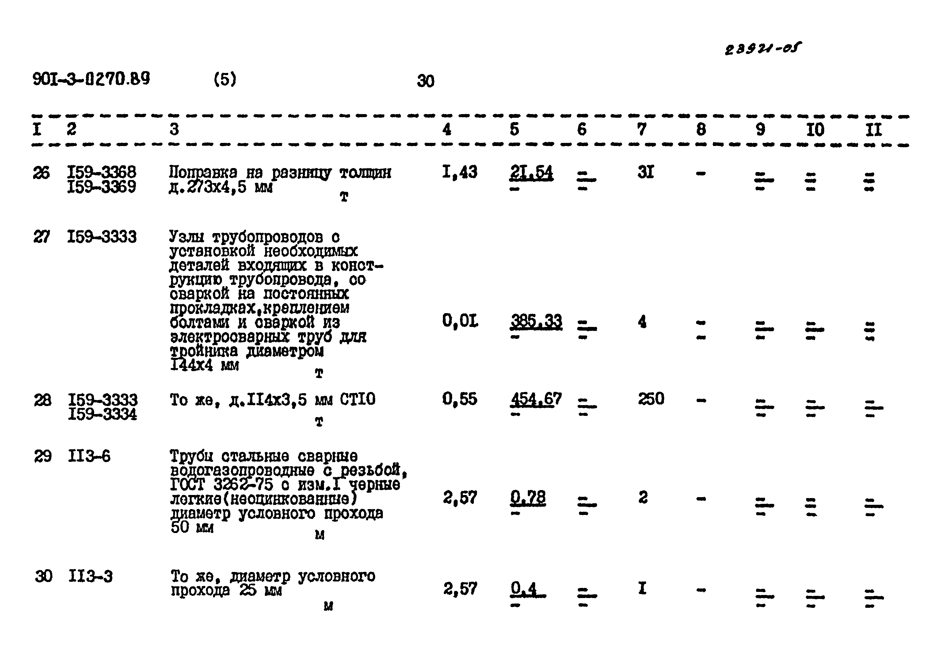 Типовые проектные решения 901-3-0270.89