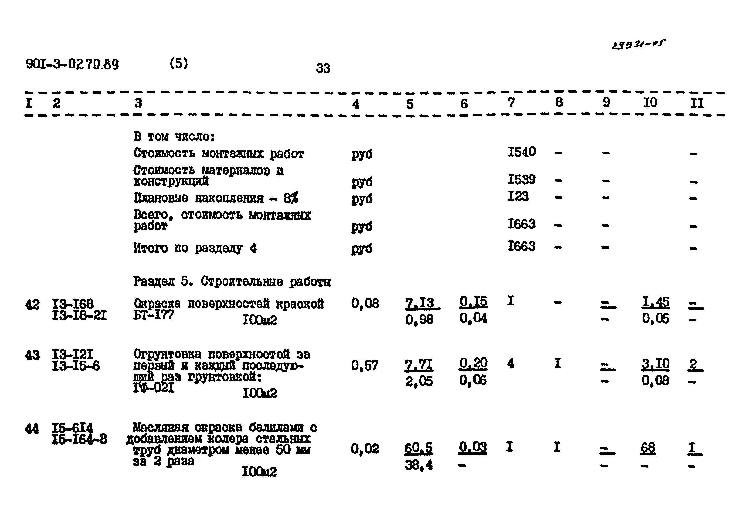 Типовые проектные решения 901-3-0270.89