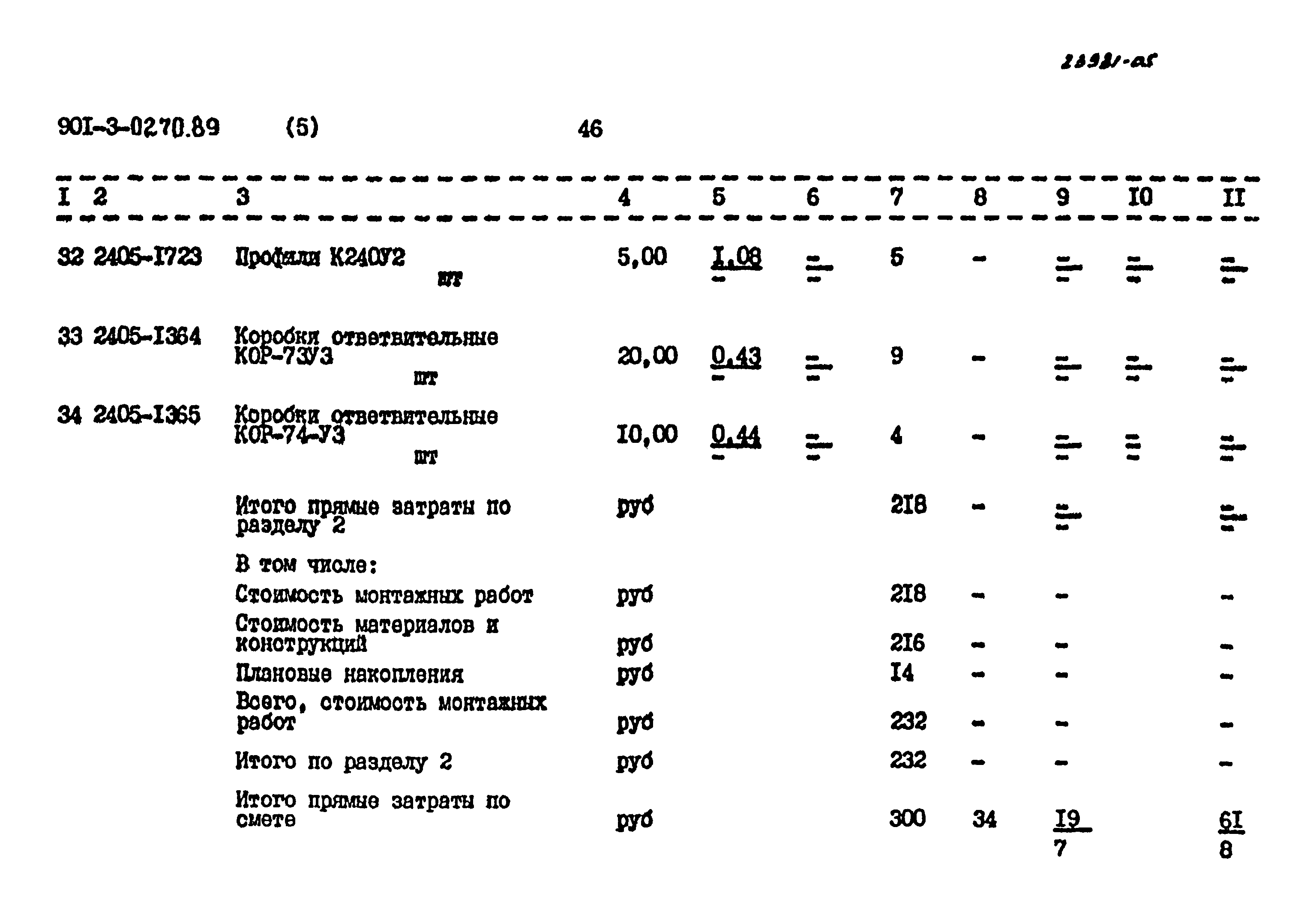 Типовые проектные решения 901-3-0270.89