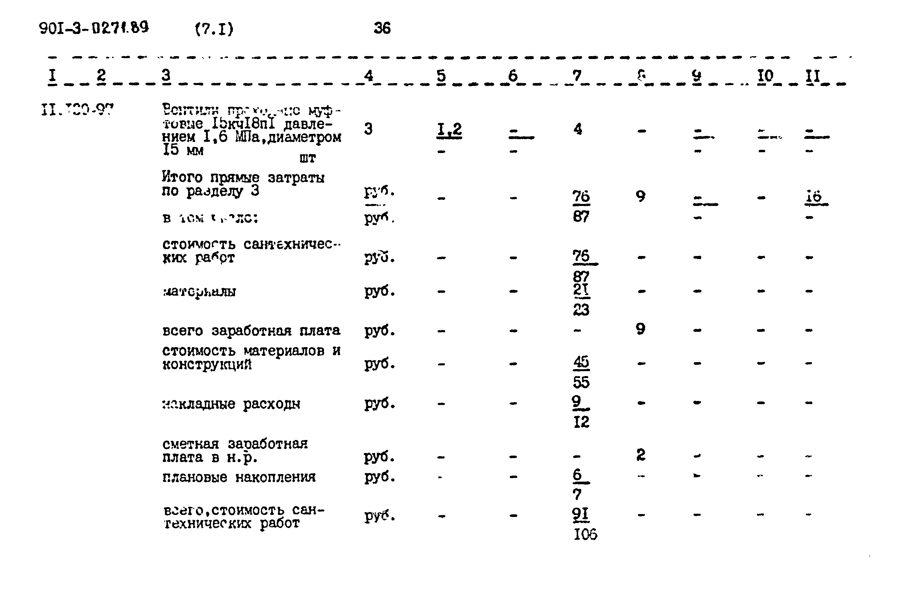 Типовые проектные решения 901-3-0271.89