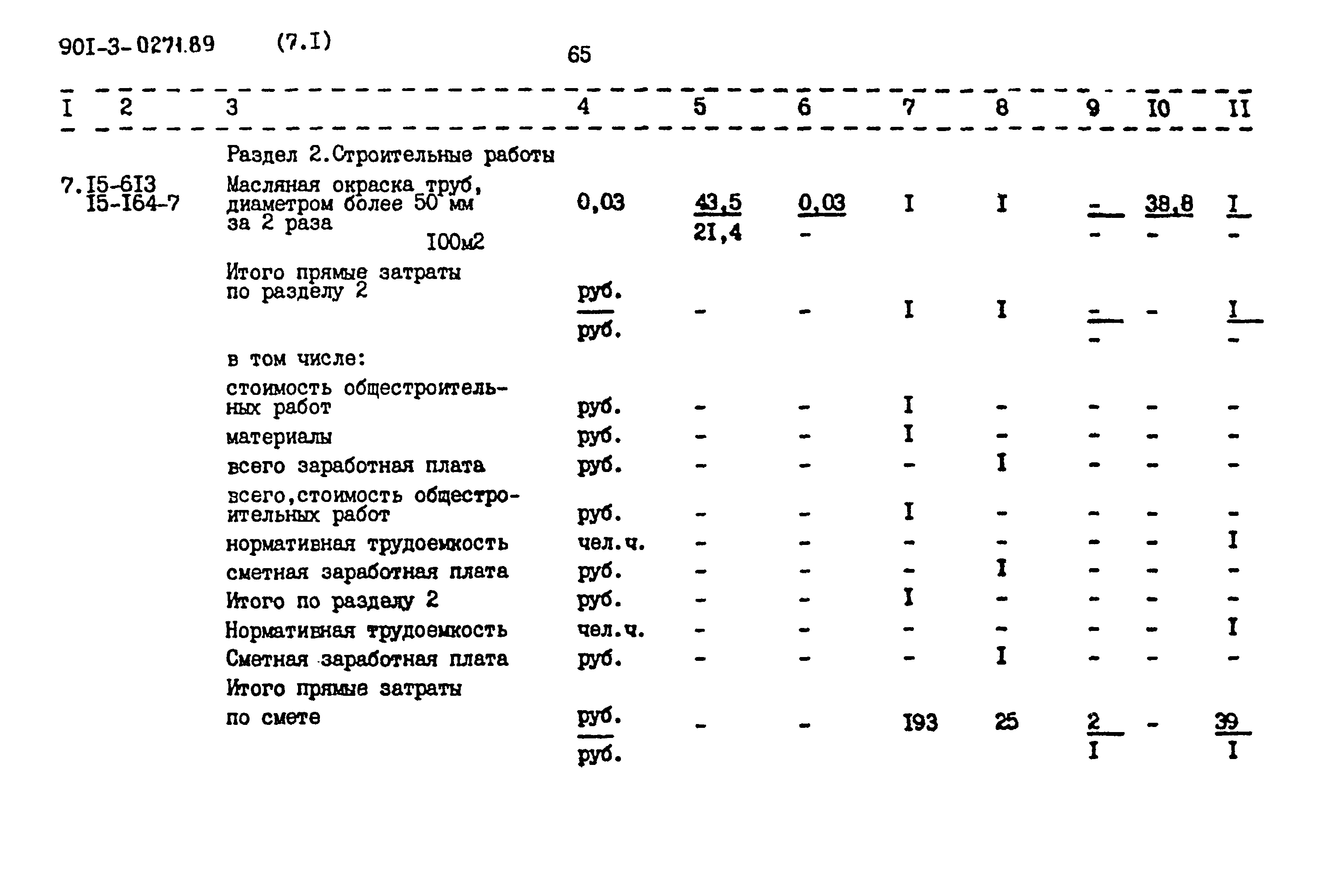 Типовые проектные решения 901-3-0271.89