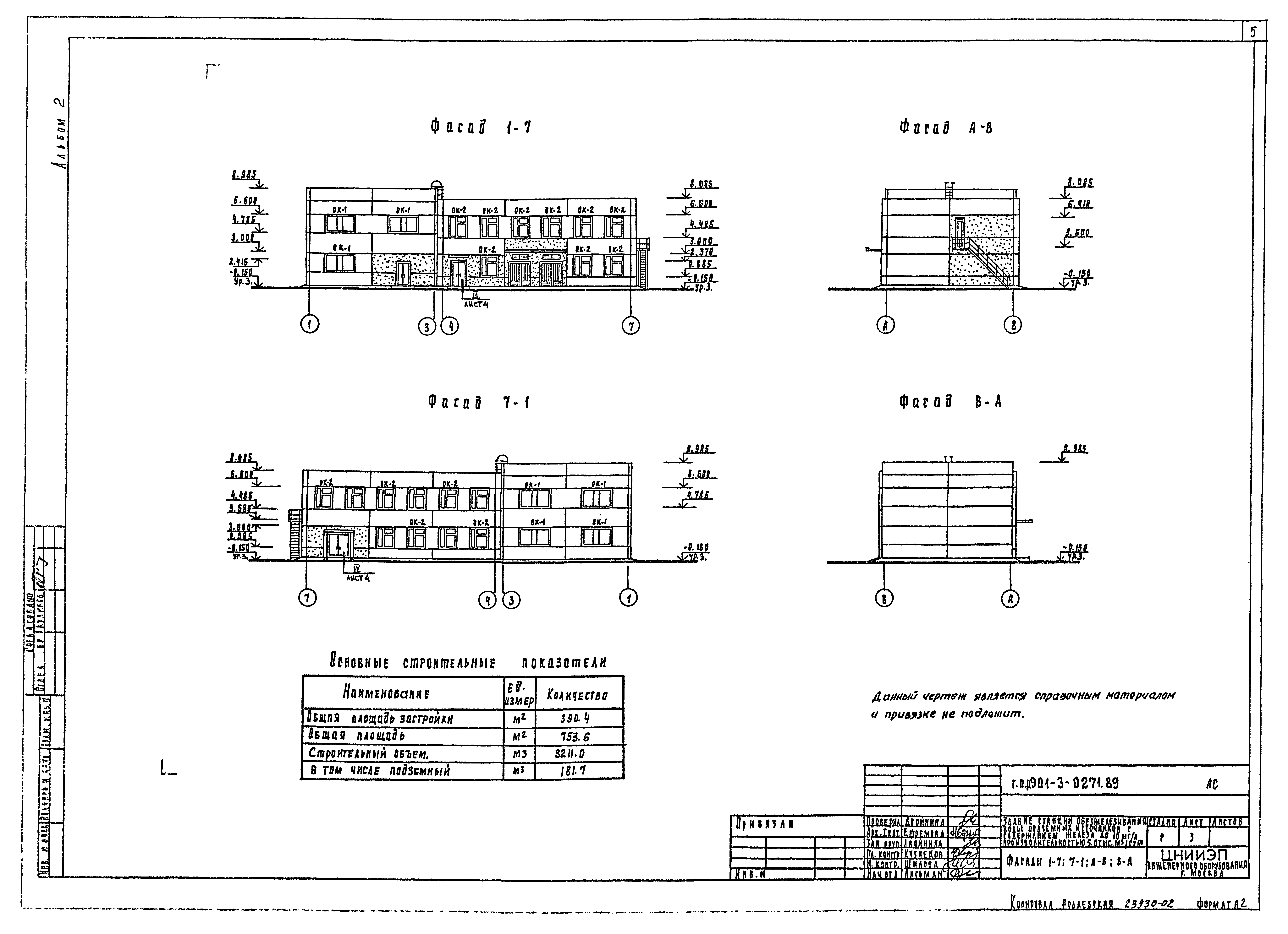 Типовые проектные решения 901-3-0271.89