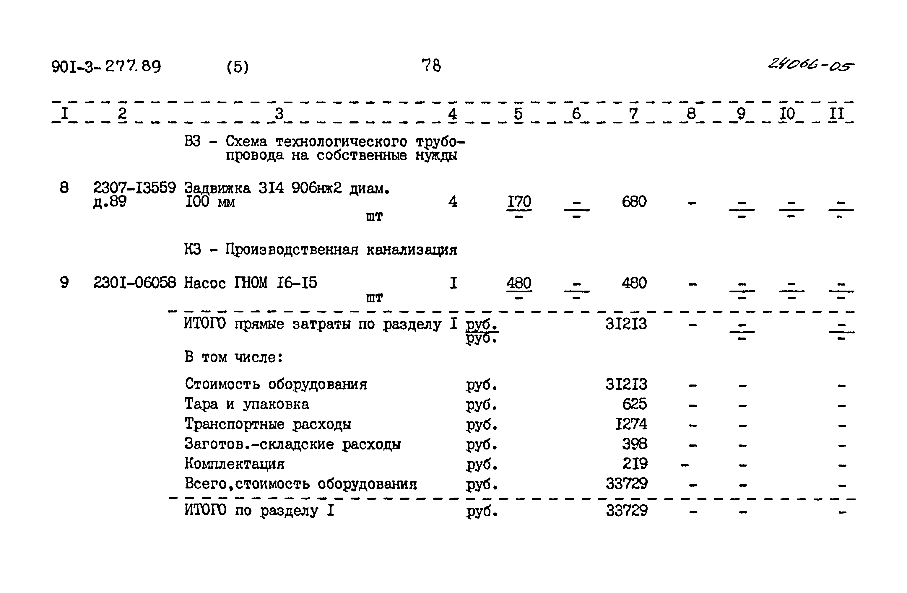 Типовой проект 901-3-277.89