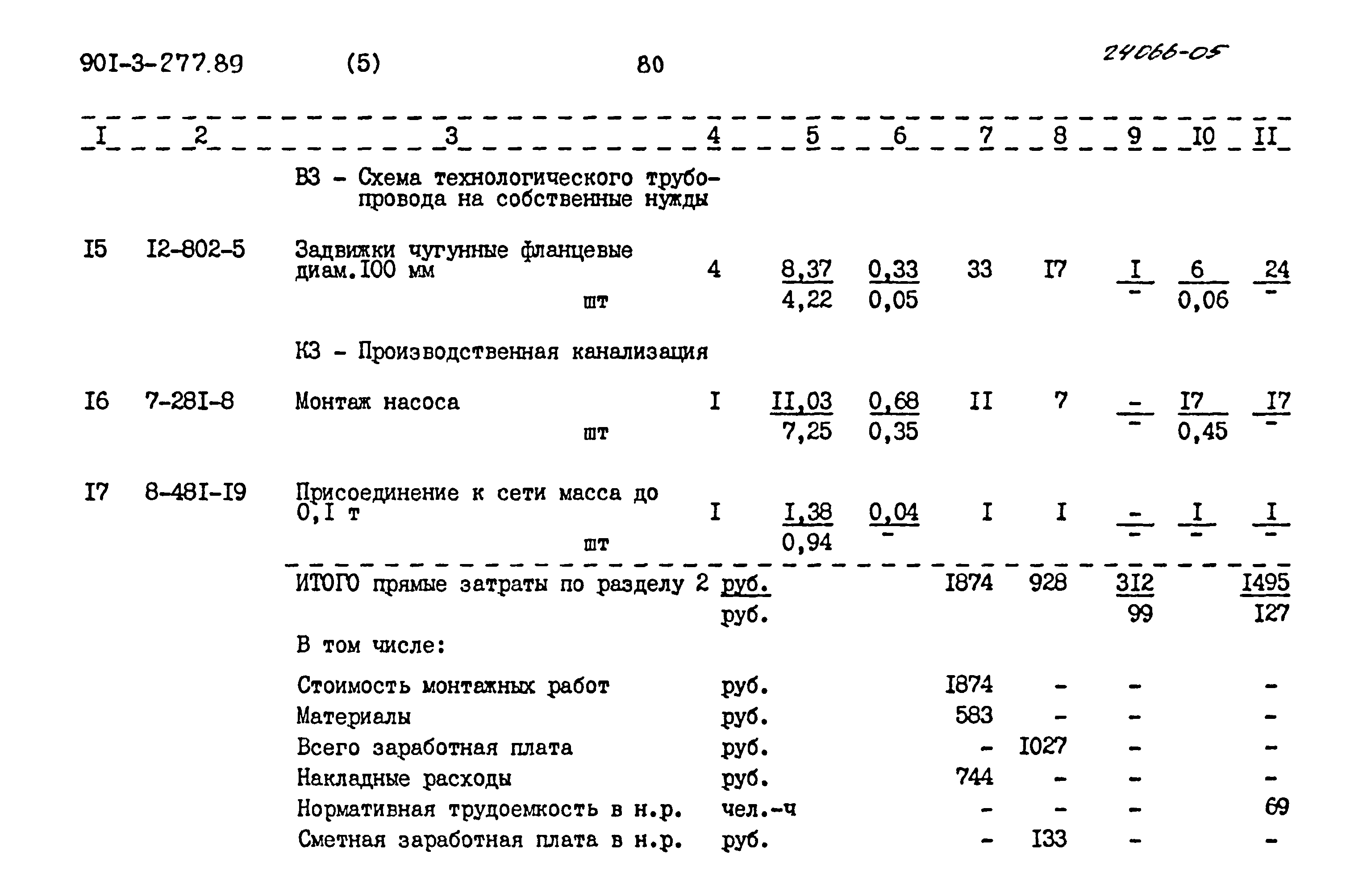 Типовой проект 901-3-277.89