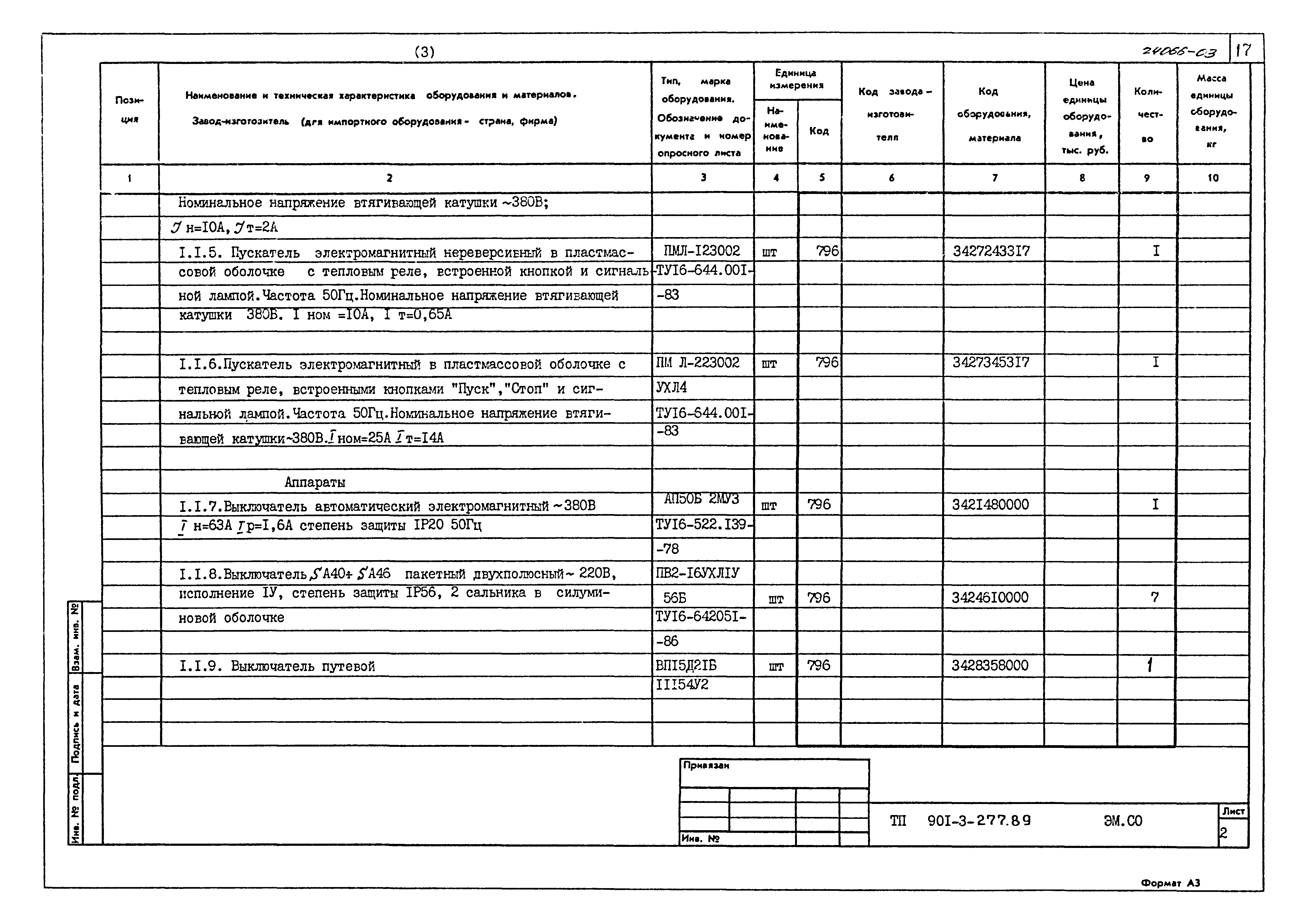 Типовой проект 901-3-277.89