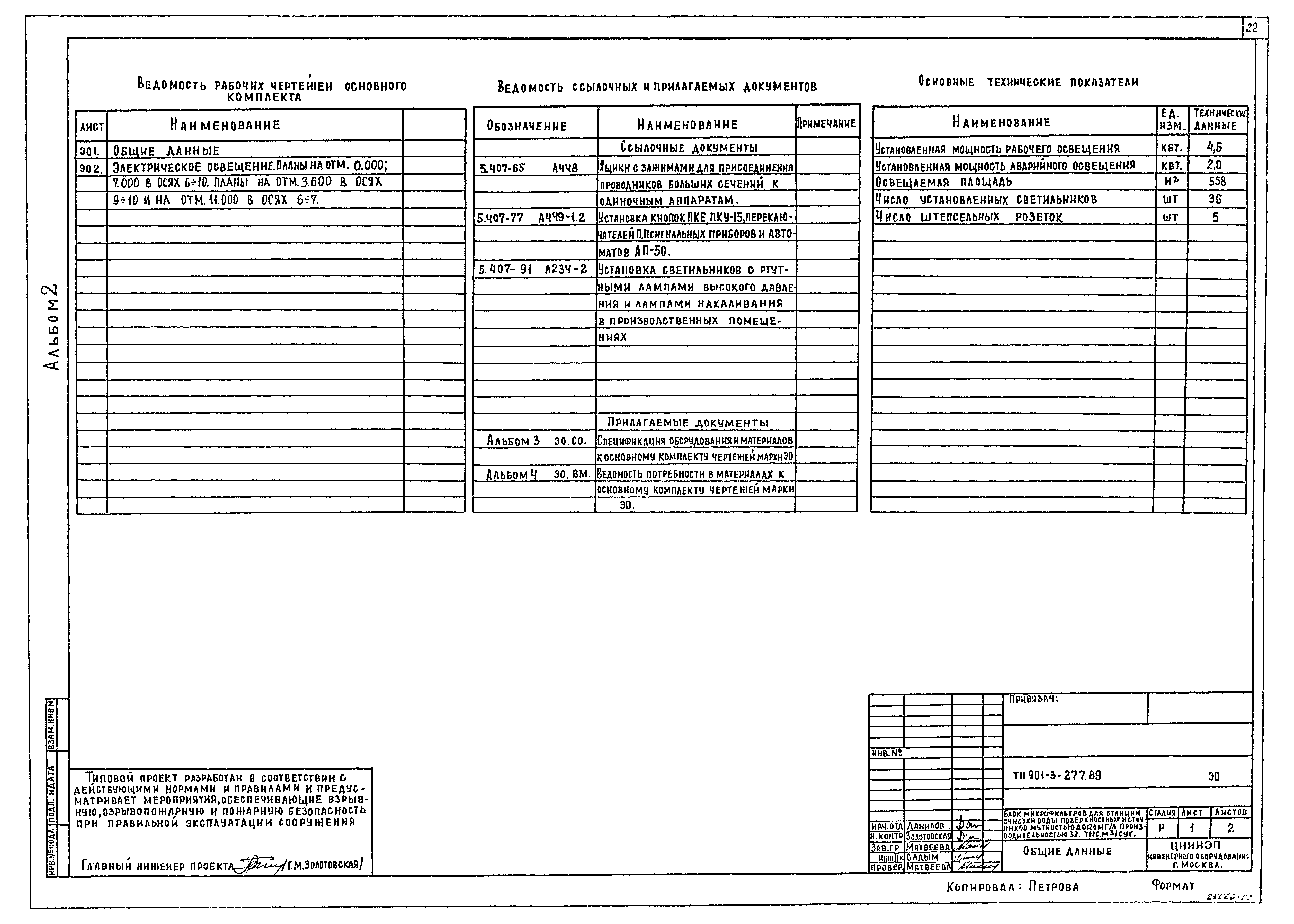 Типовой проект 901-3-277.89