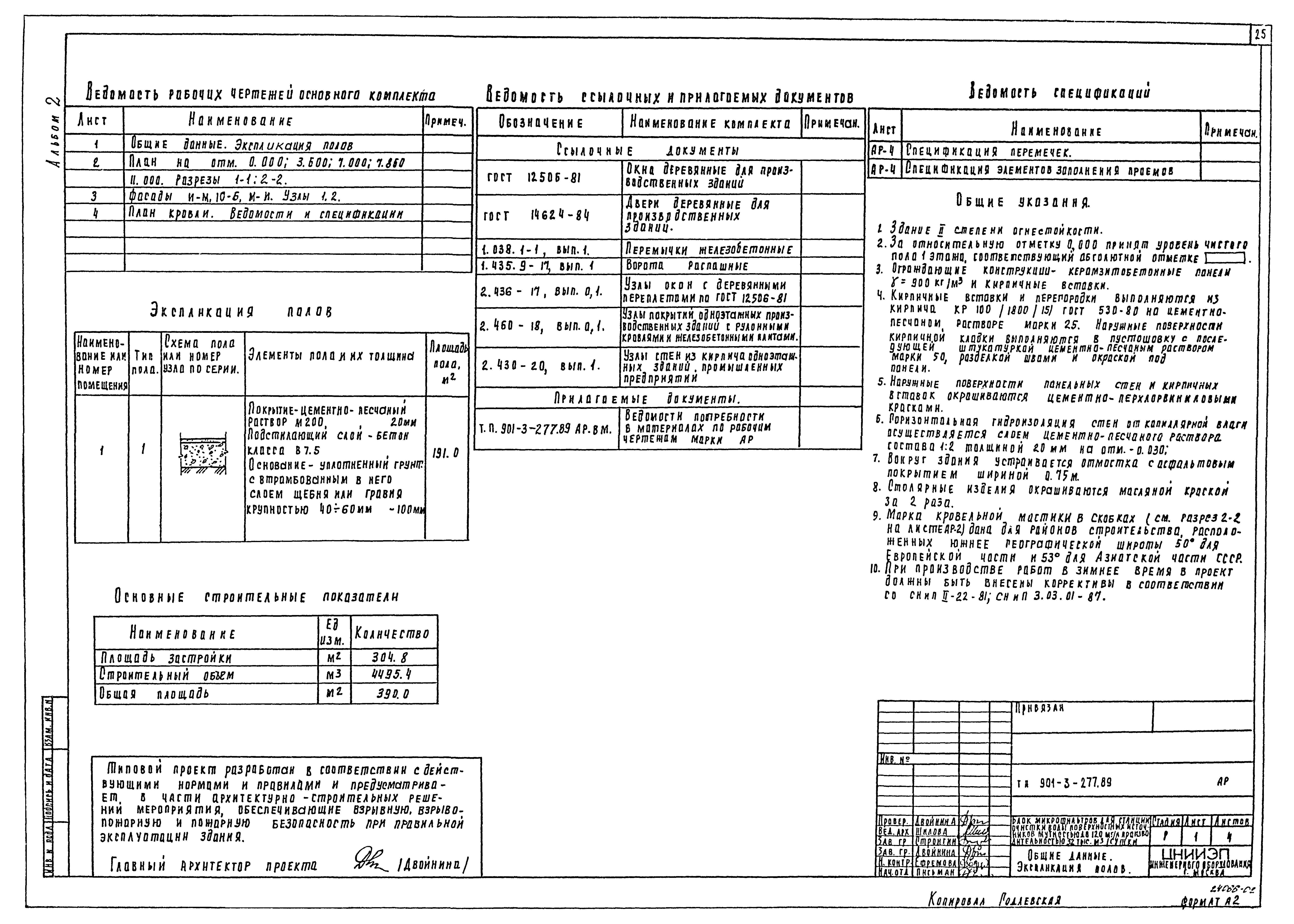 Типовой проект 901-3-277.89