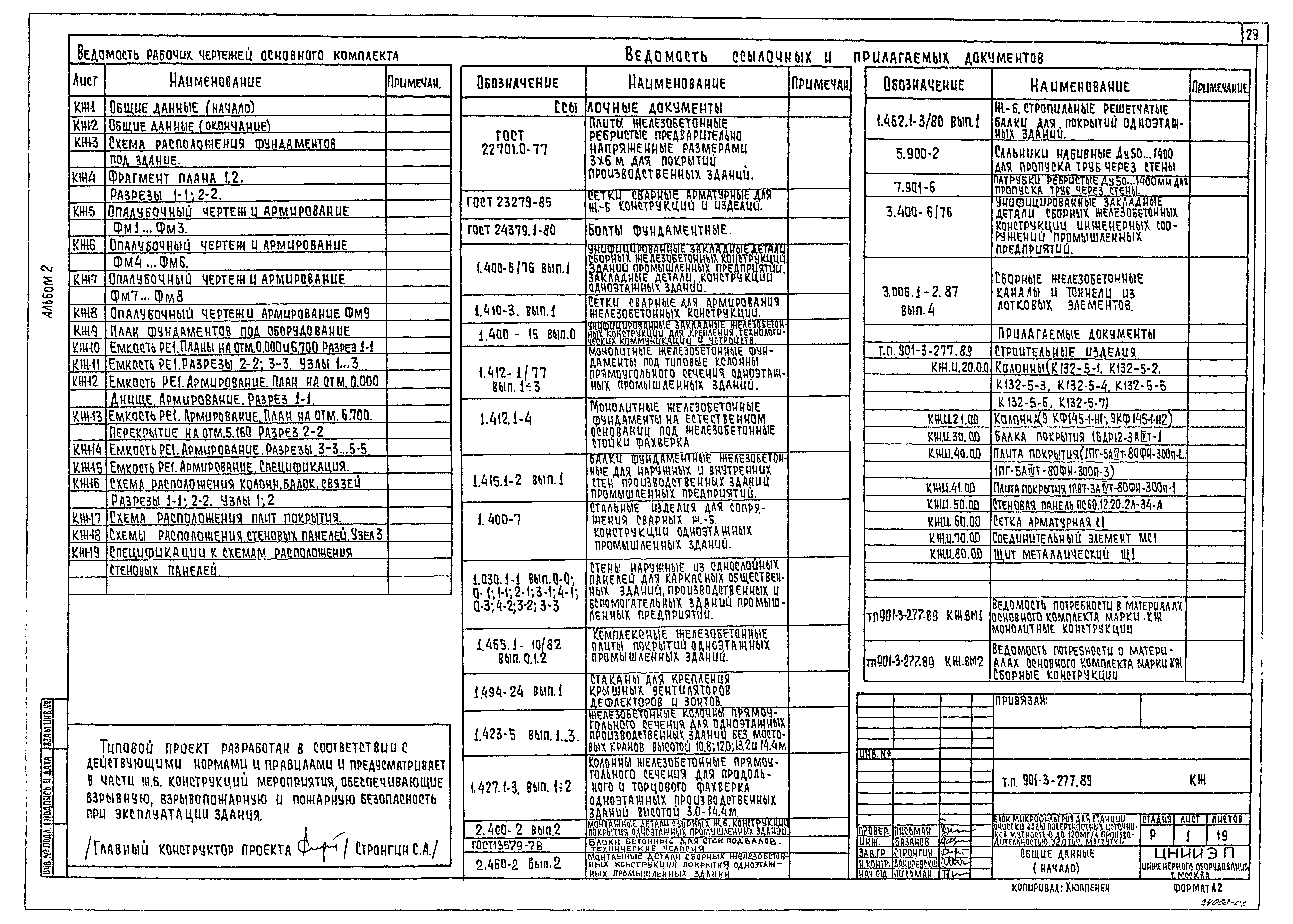Типовой проект 901-3-277.89