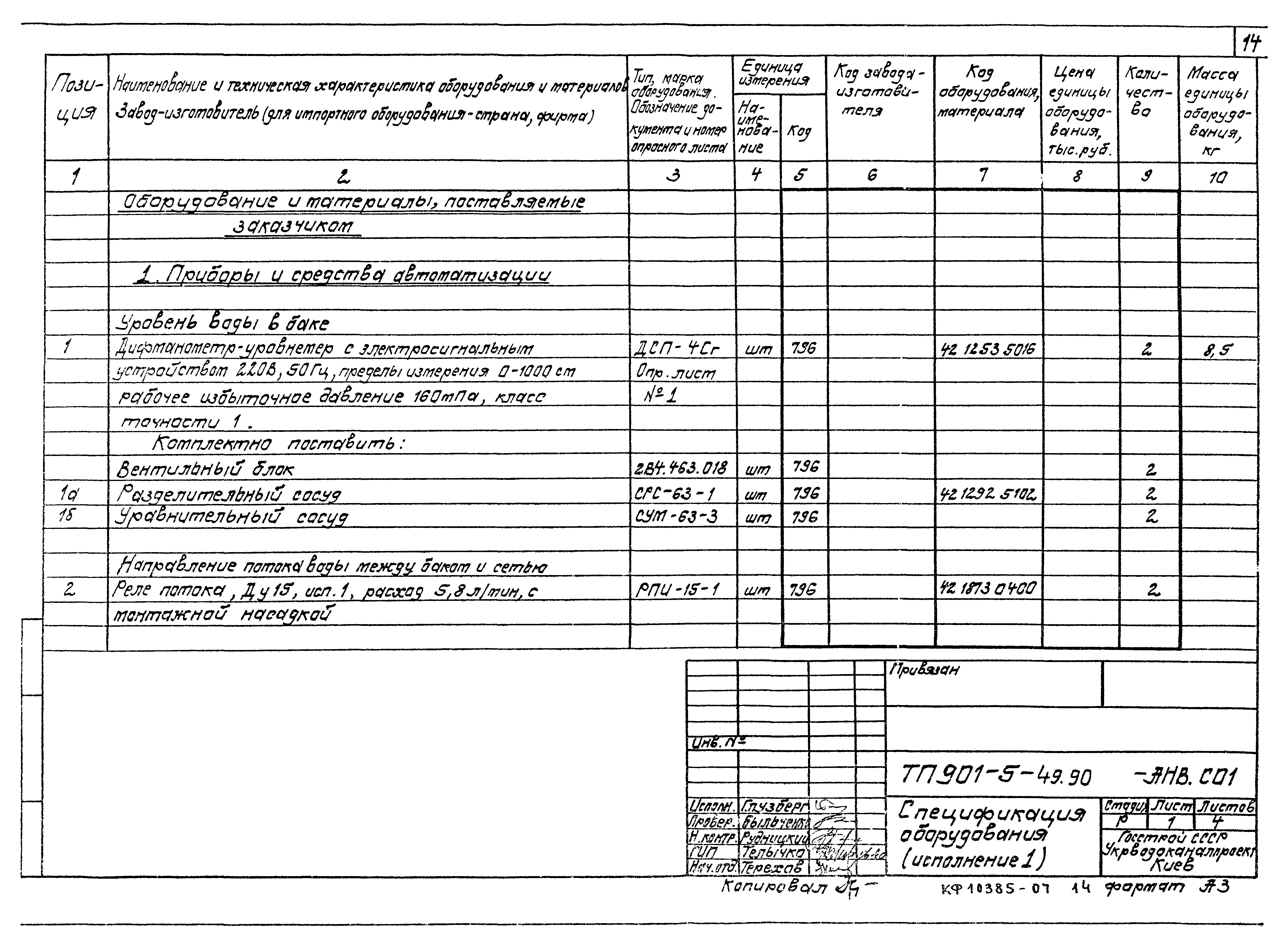 Типовой проект 901-5-49.90