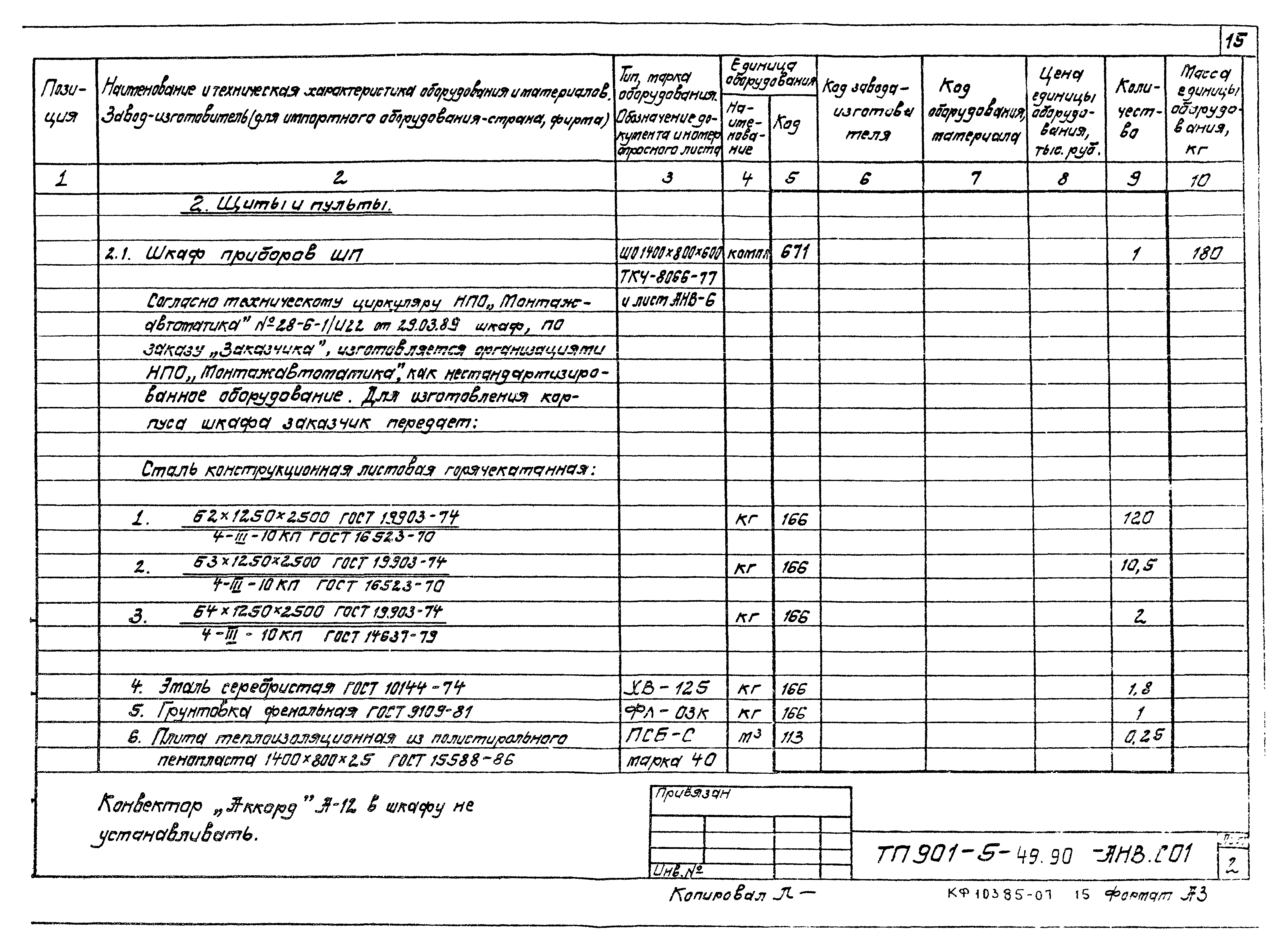 Типовой проект 901-5-49.90