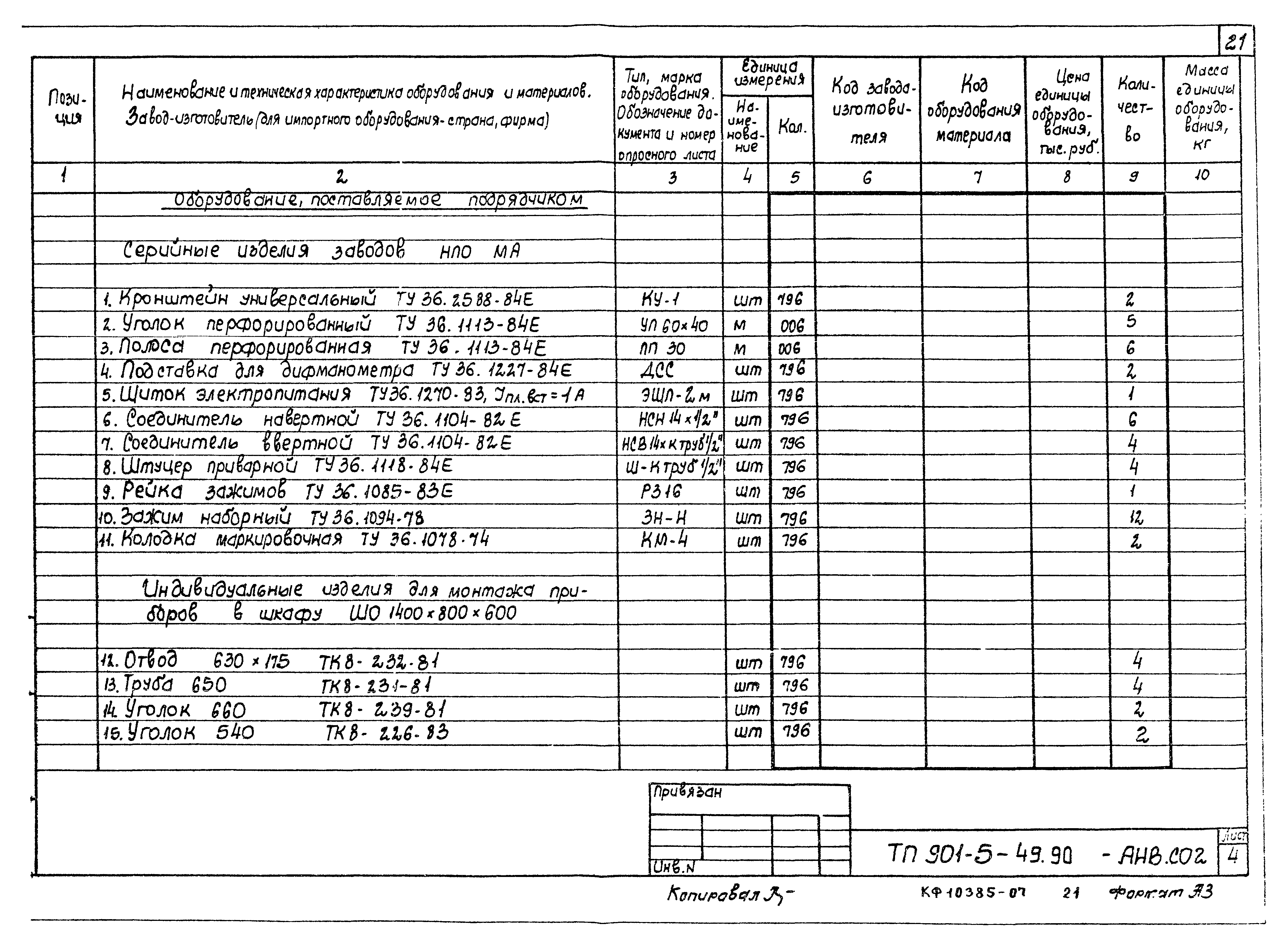 Типовой проект 901-5-49.90