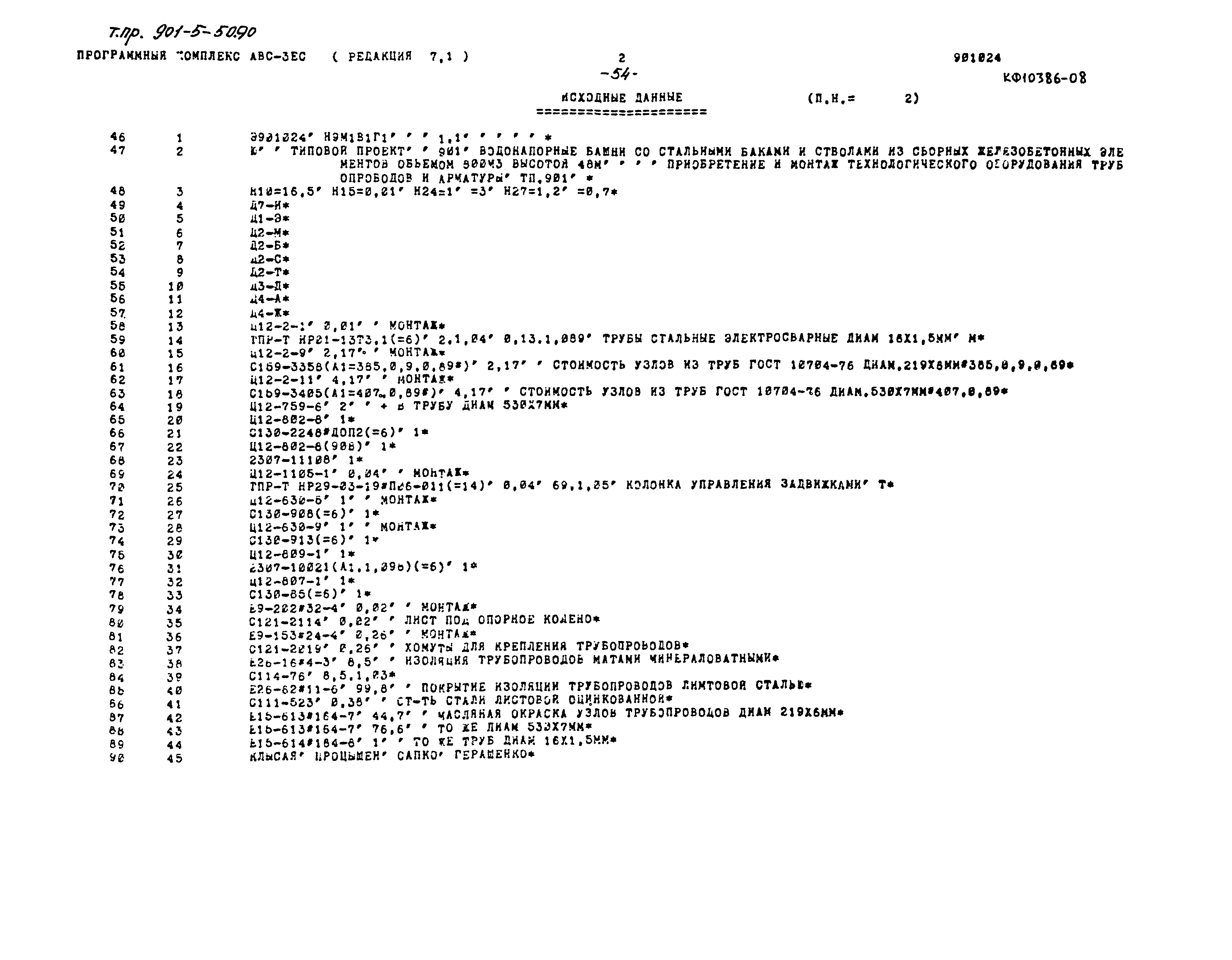 Типовой проект 901-5-50.90