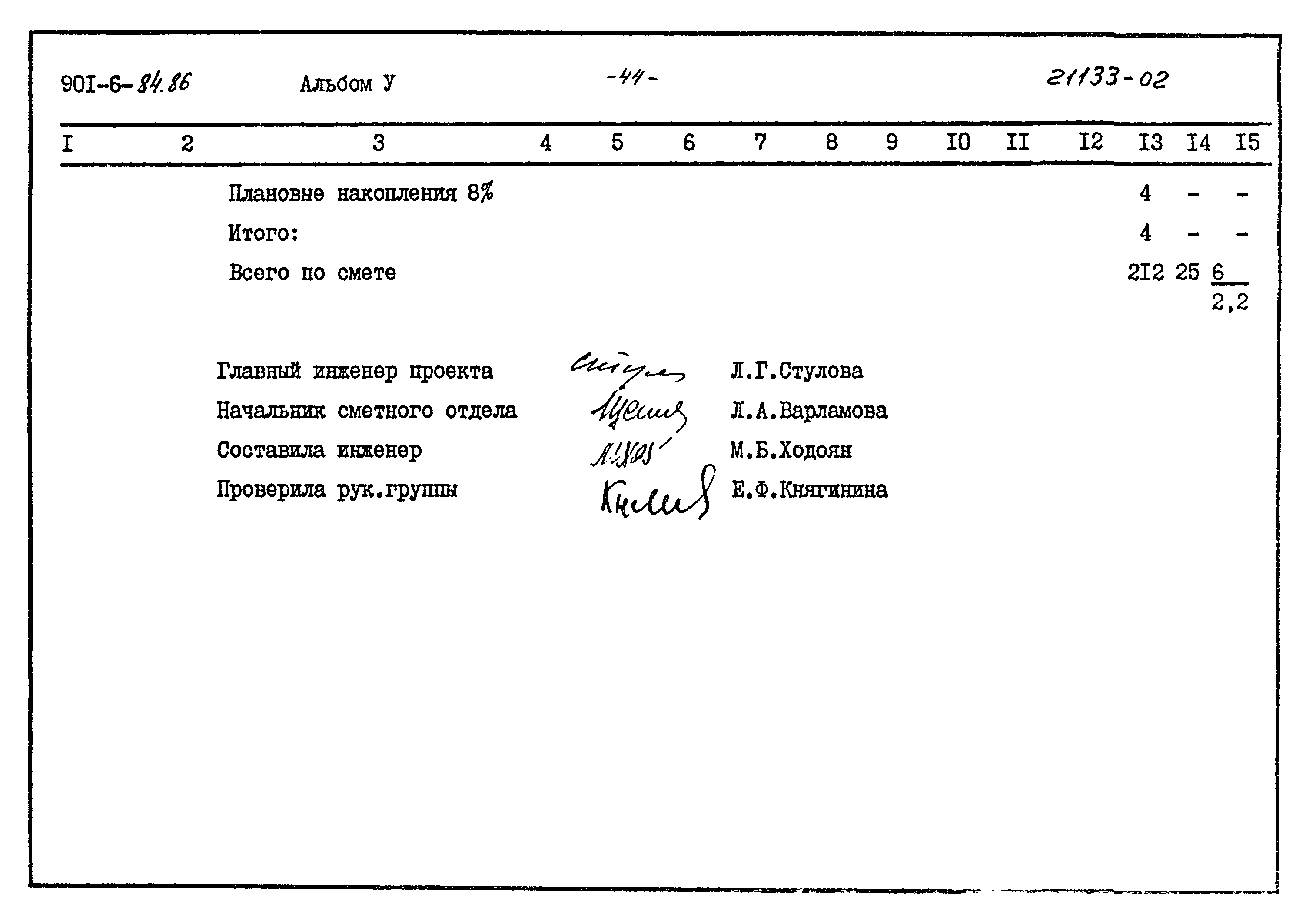 Типовой проект 901-6-84.86