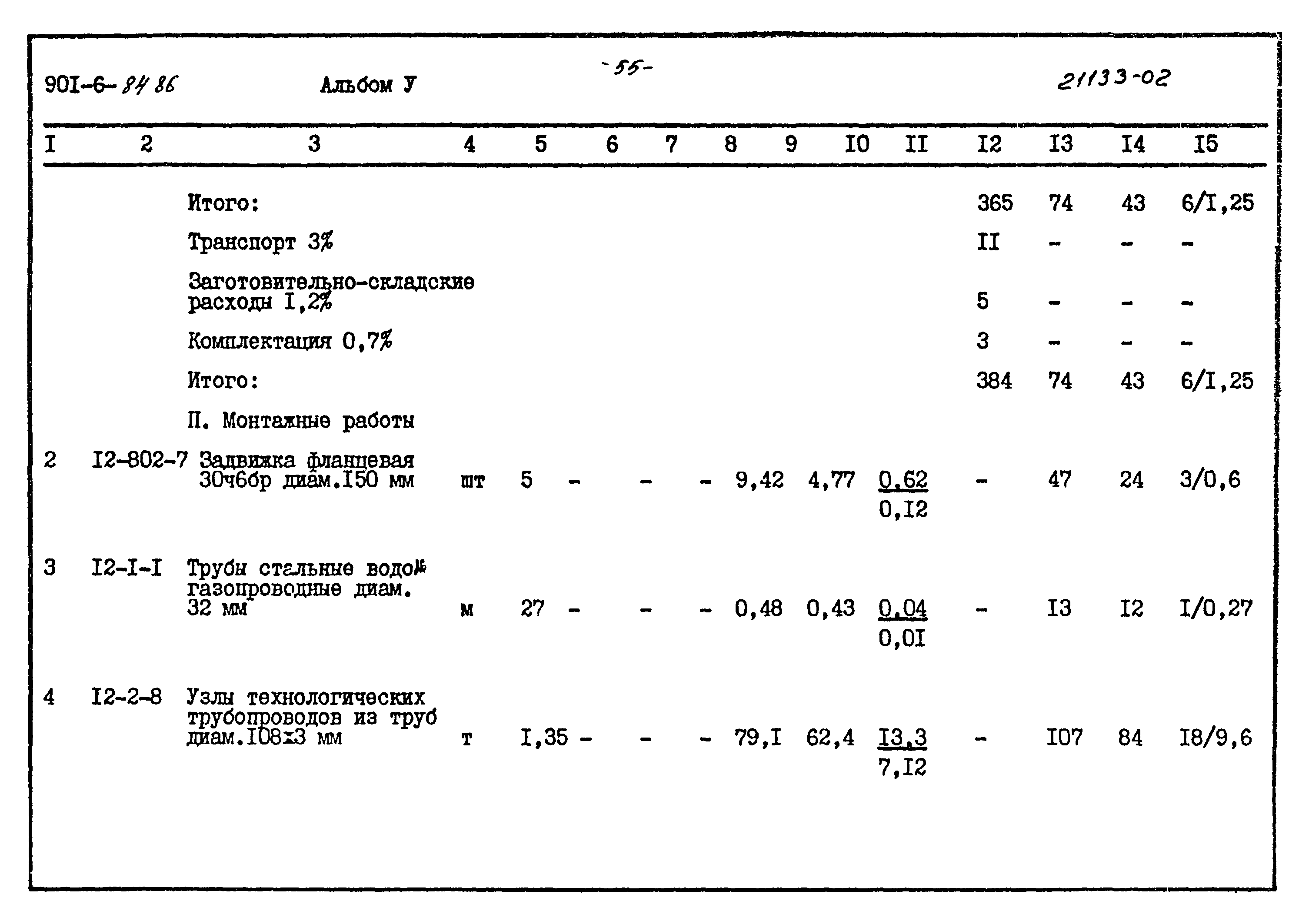 Типовой проект 901-6-84.86