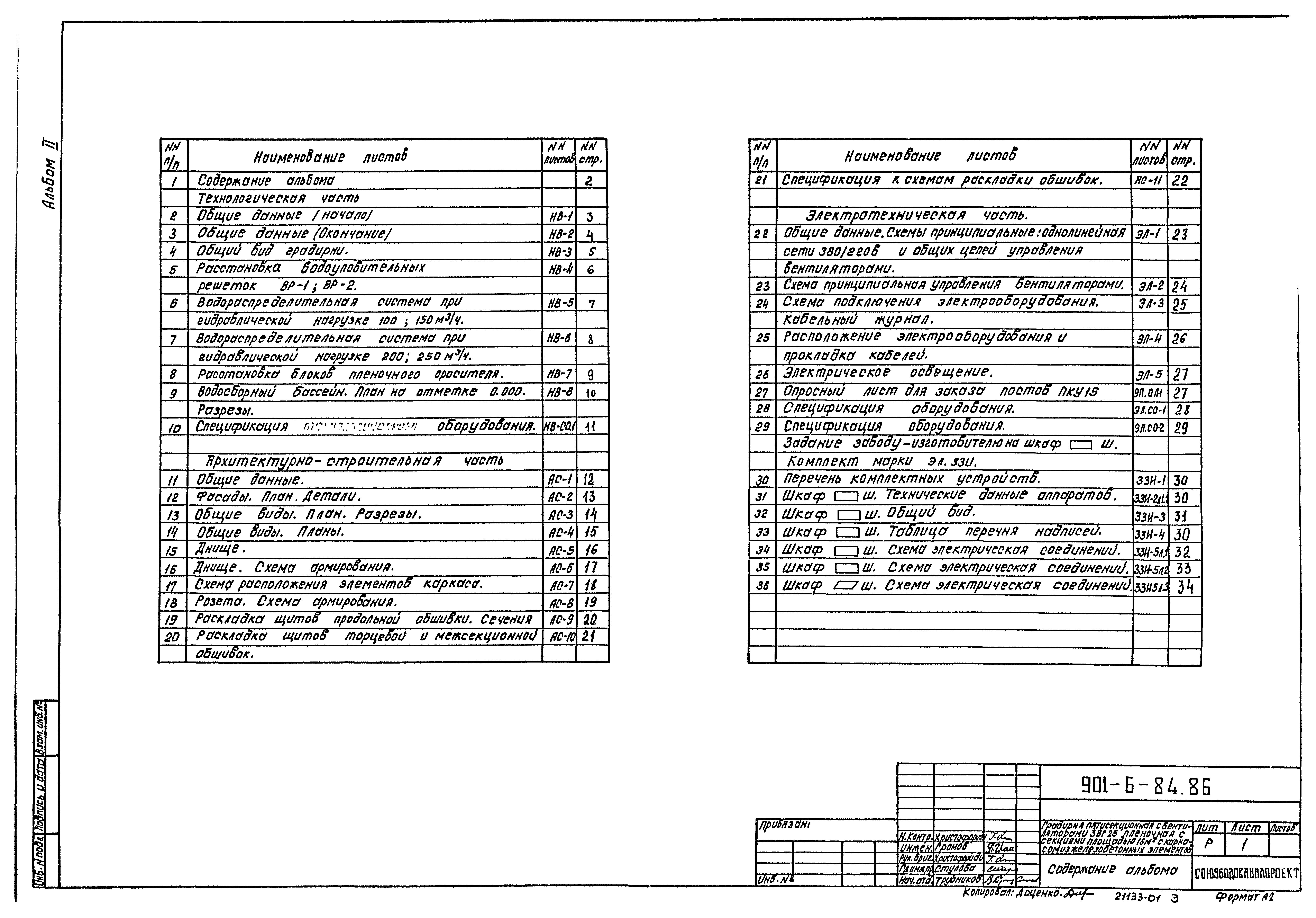 Типовой проект 901-6-84.86