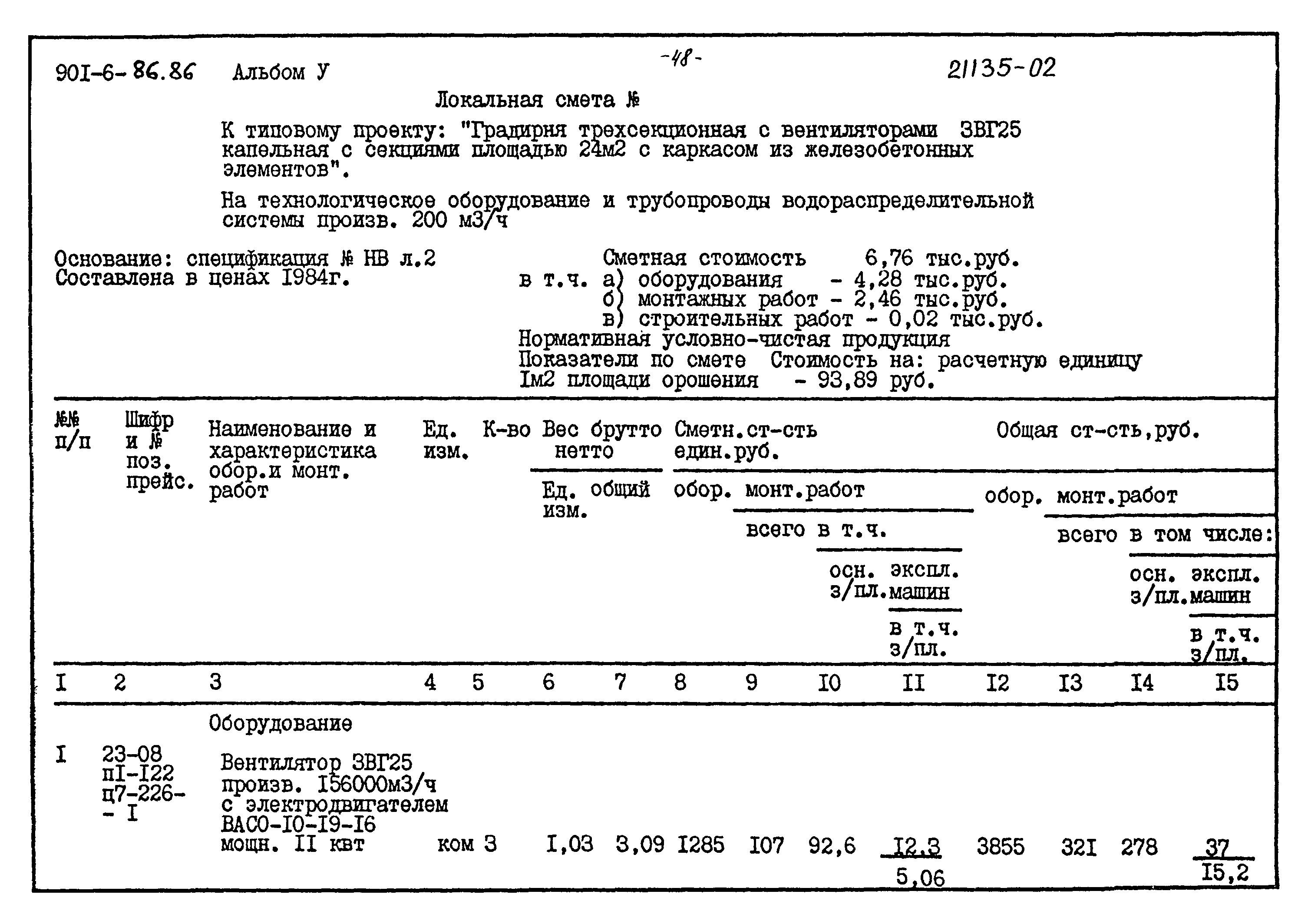 Типовой проект 901-6-86.86