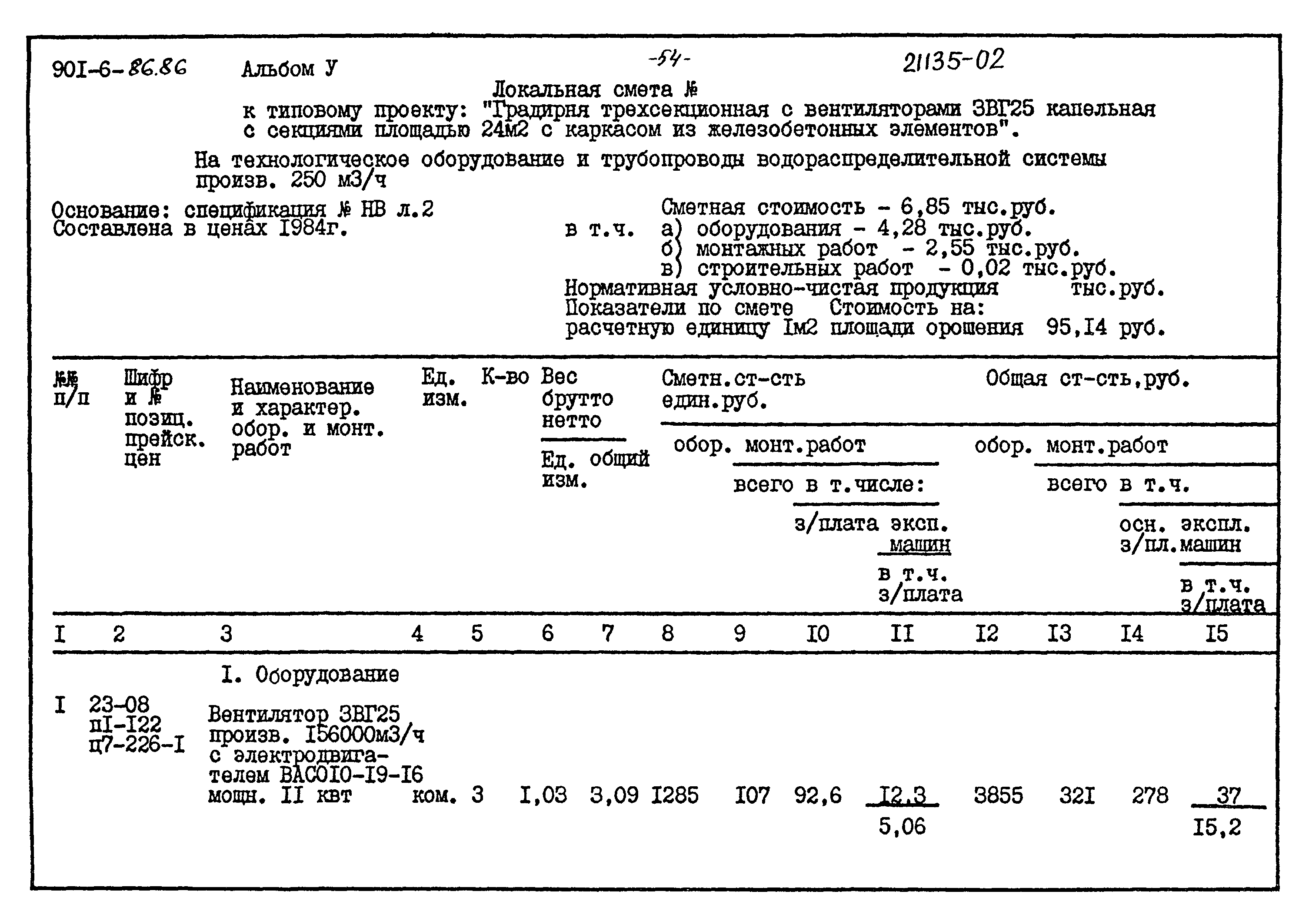 Типовой проект 901-6-86.86