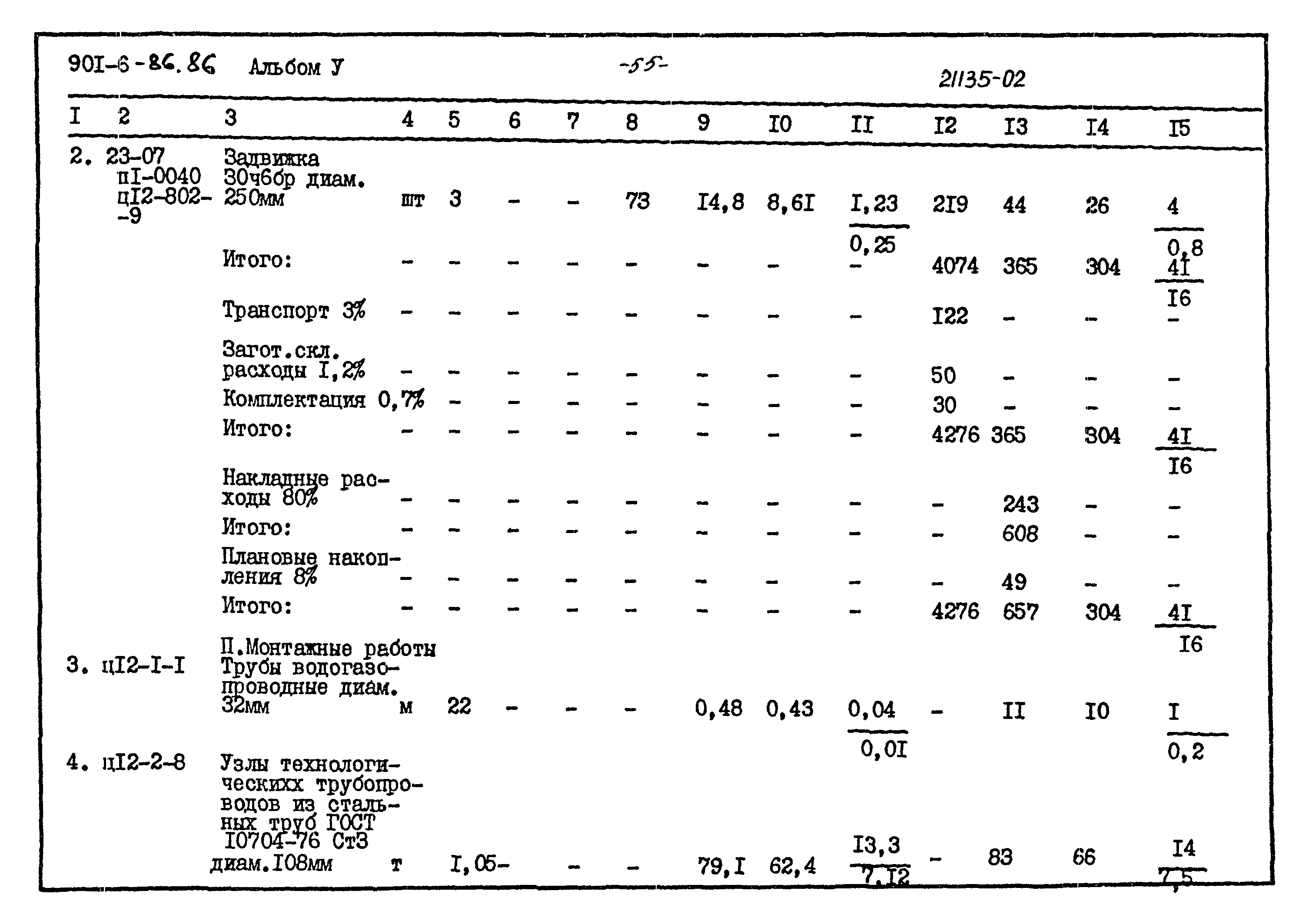 Типовой проект 901-6-86.86