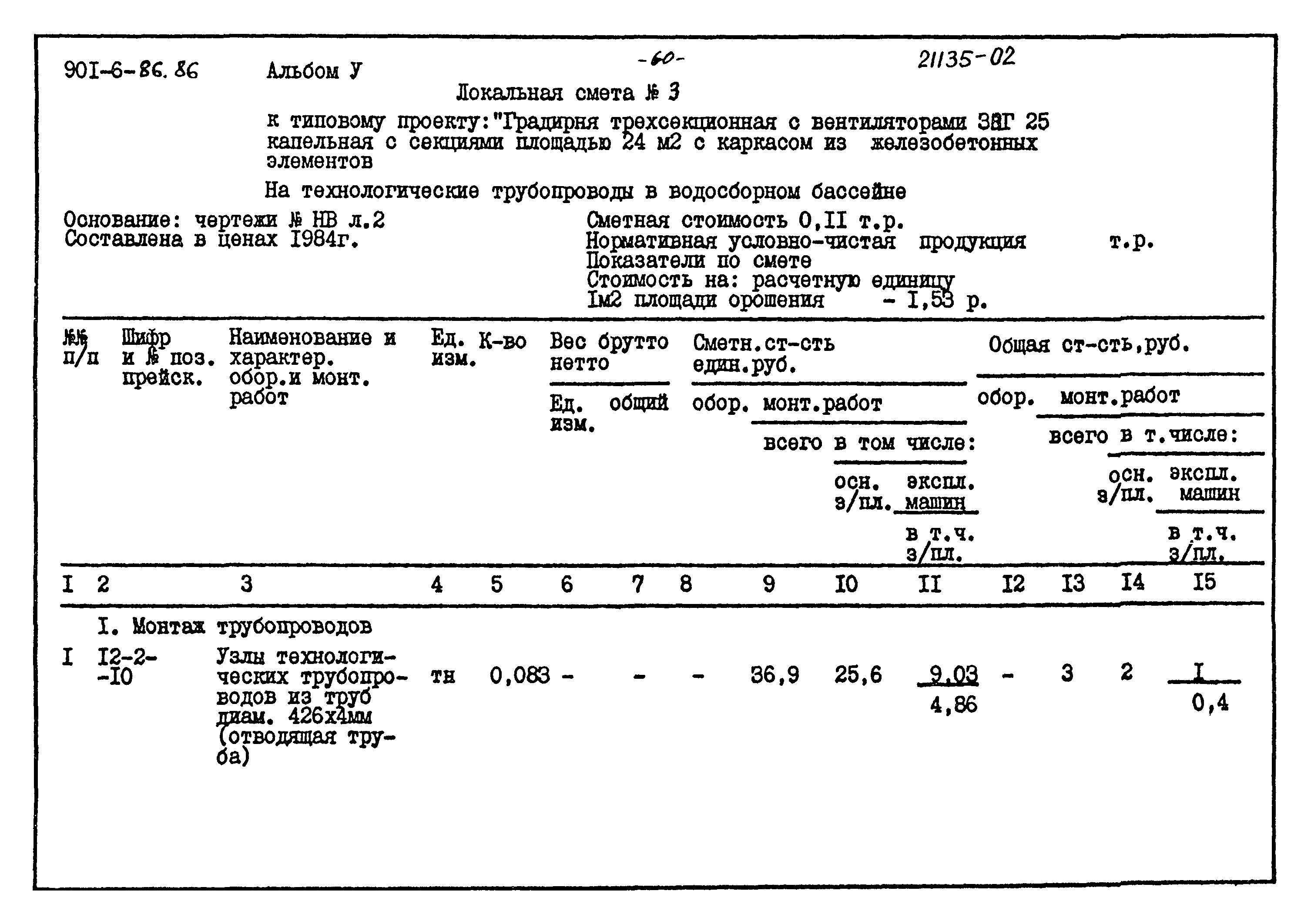Типовой проект 901-6-86.86