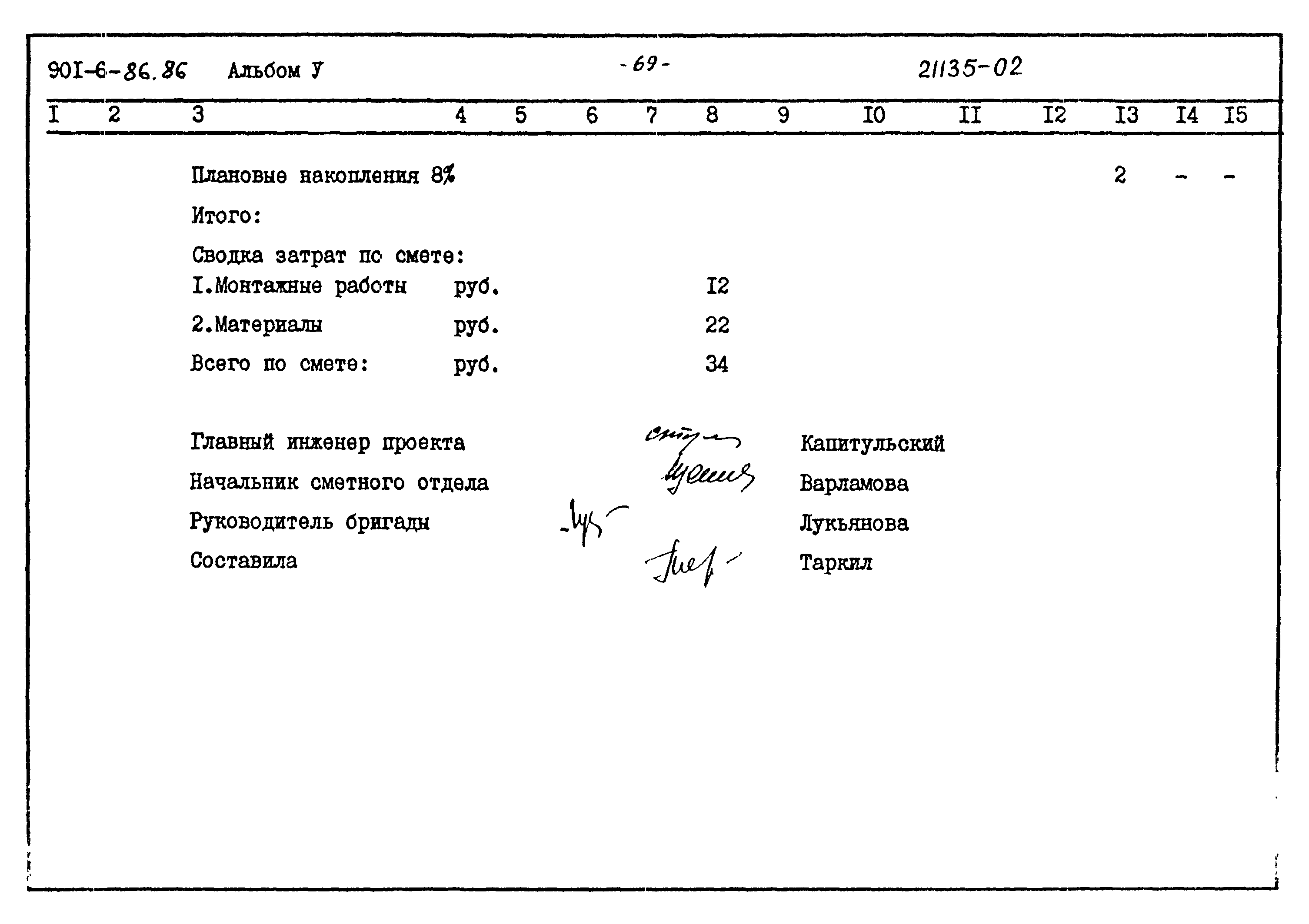 Типовой проект 901-6-86.86