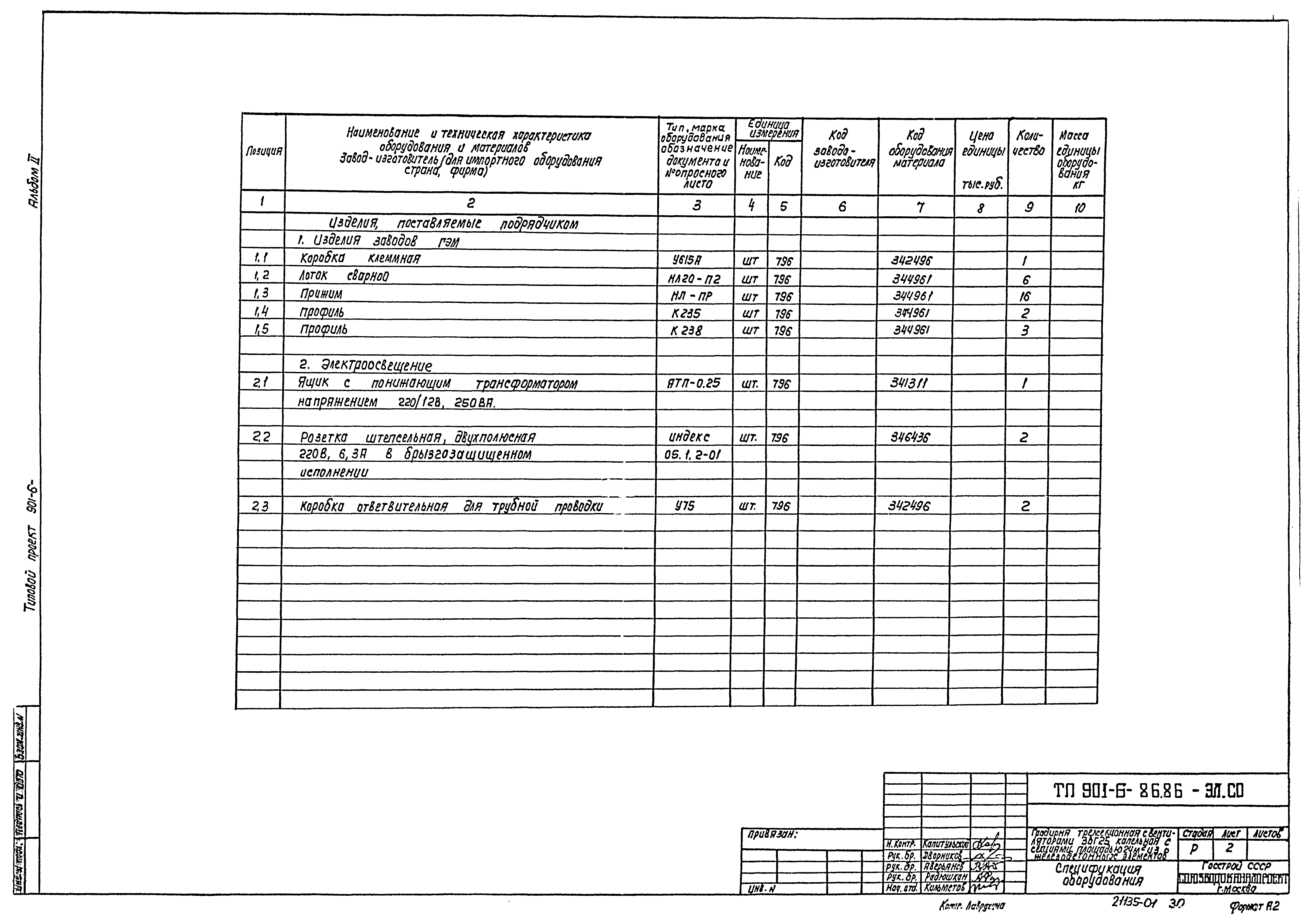 Типовой проект 901-6-86.86