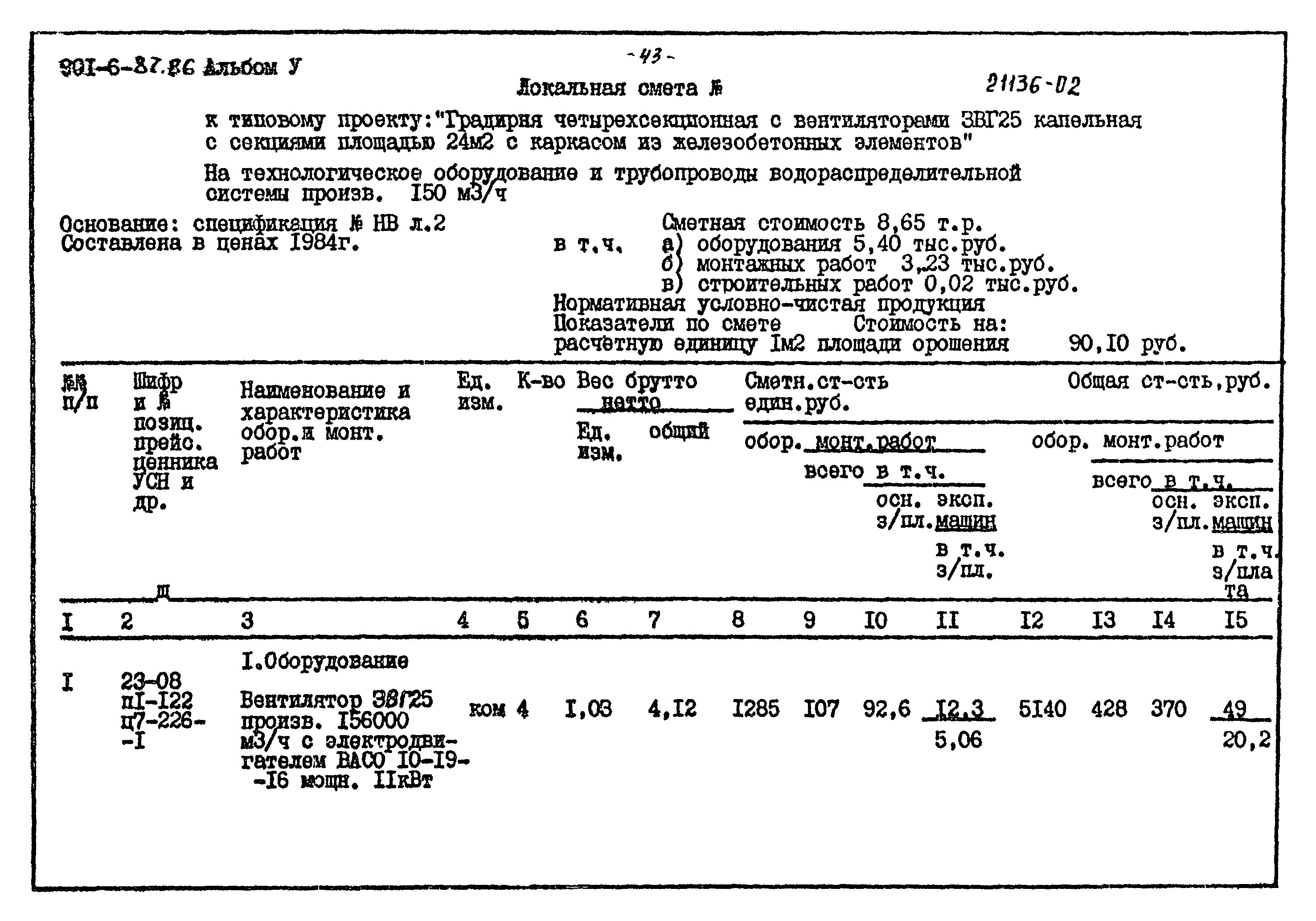 Типовой проект 901-6-87.86