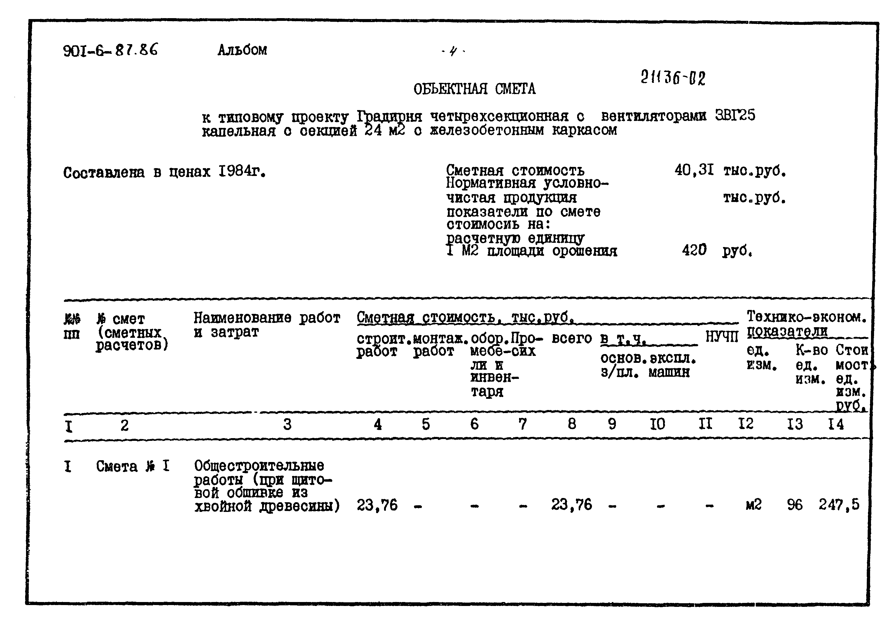 Типовой проект 901-6-87.86