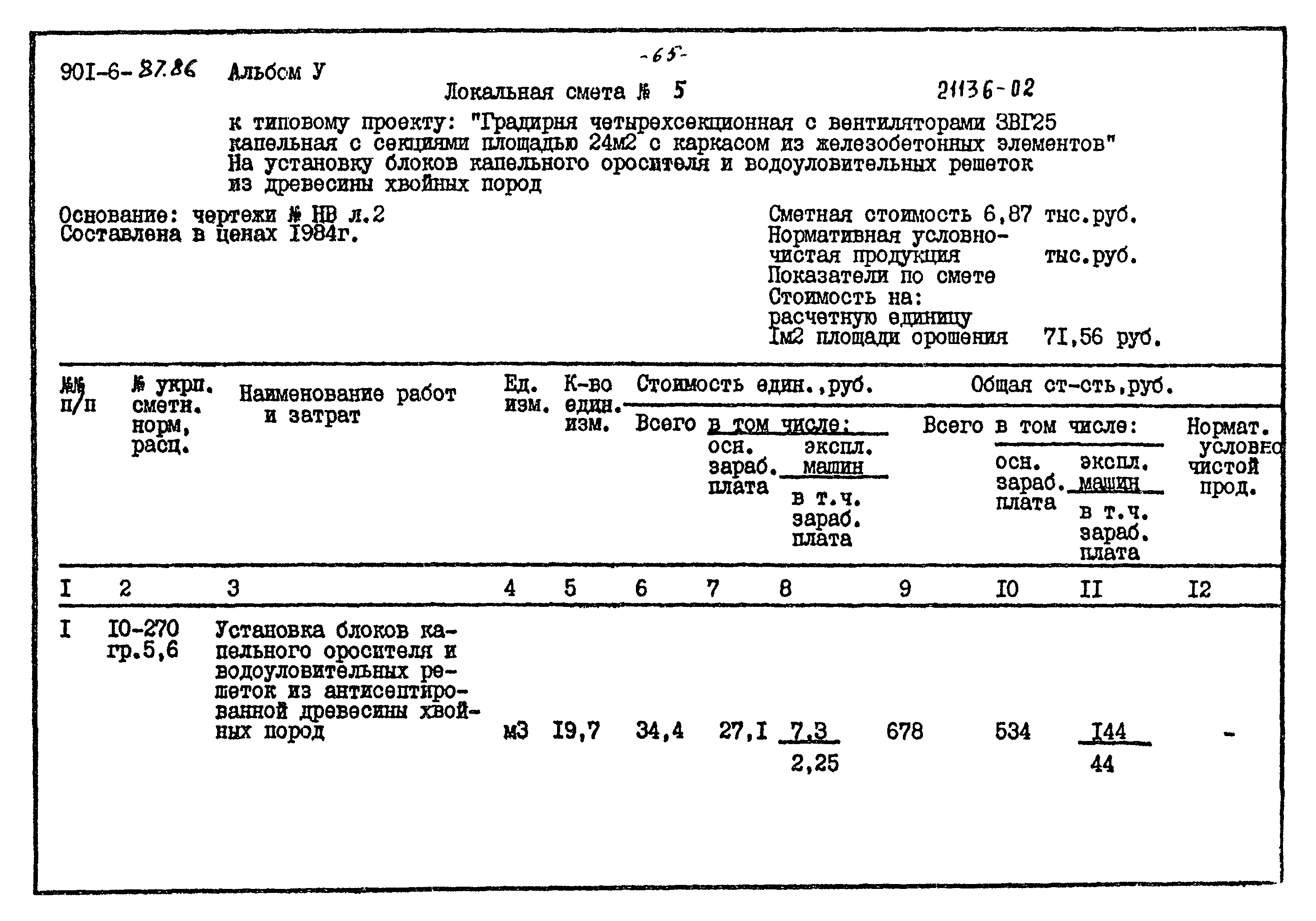 Типовой проект 901-6-87.86