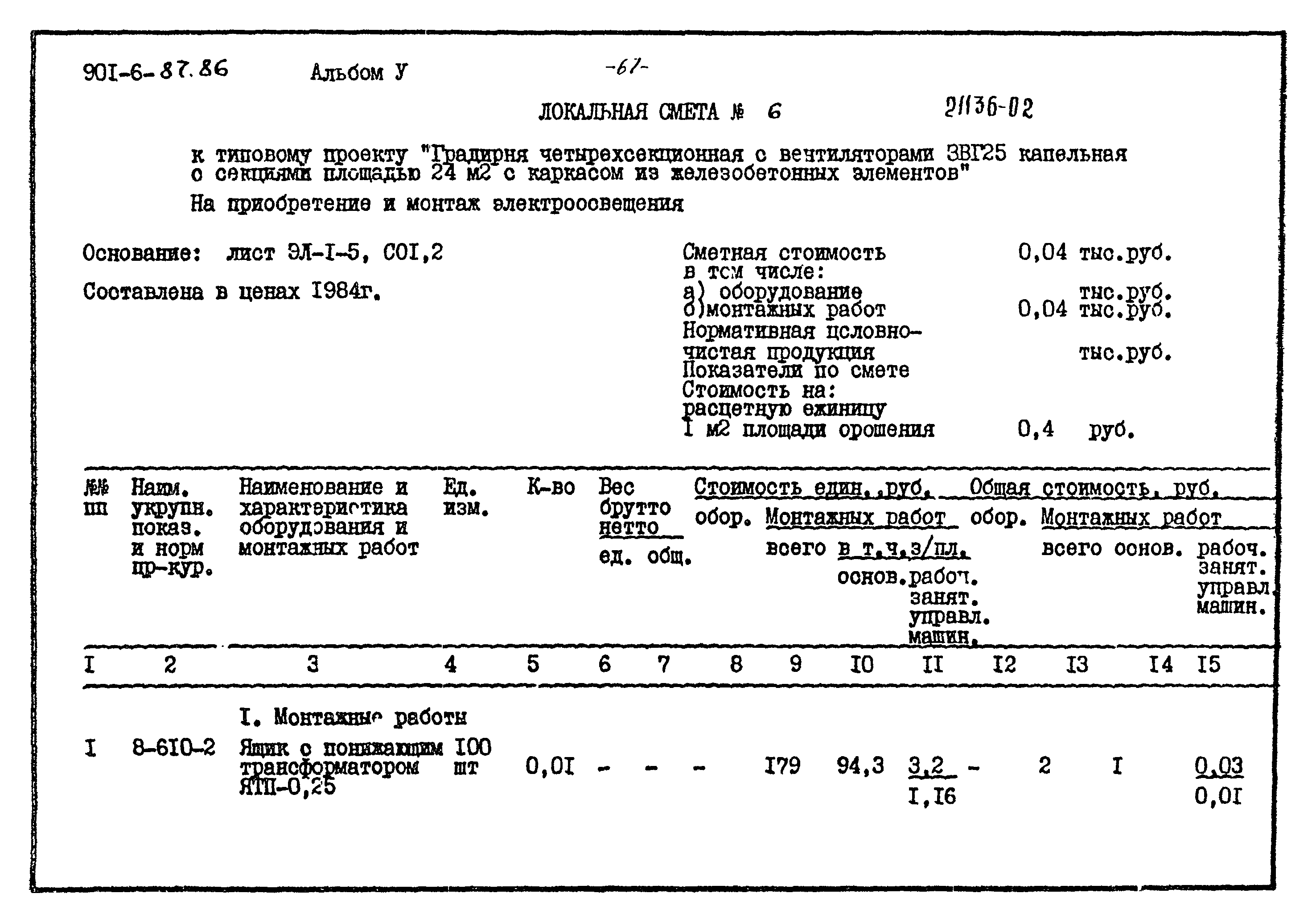 Типовой проект 901-6-87.86