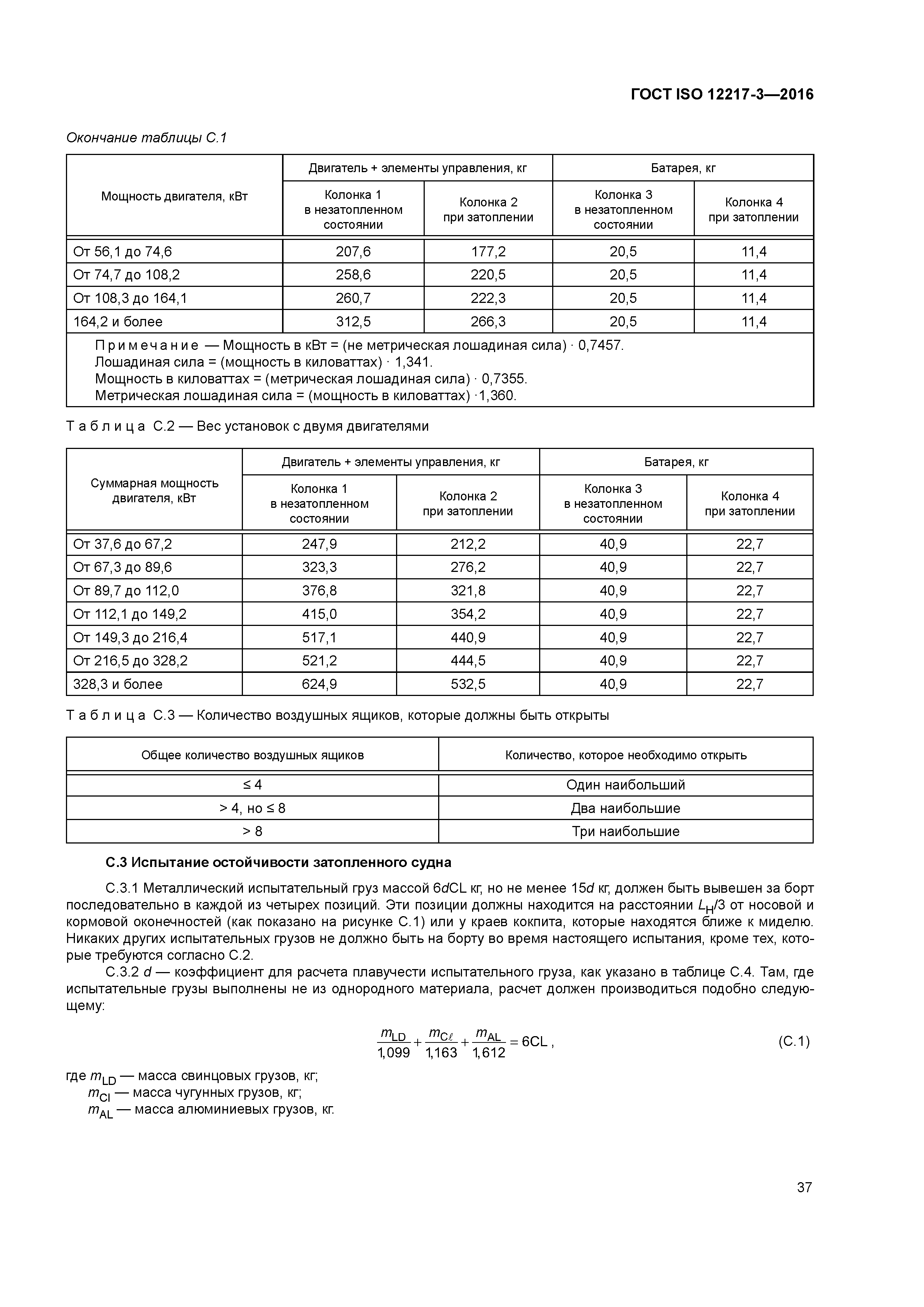 ГОСТ ISO 12217-3-2016