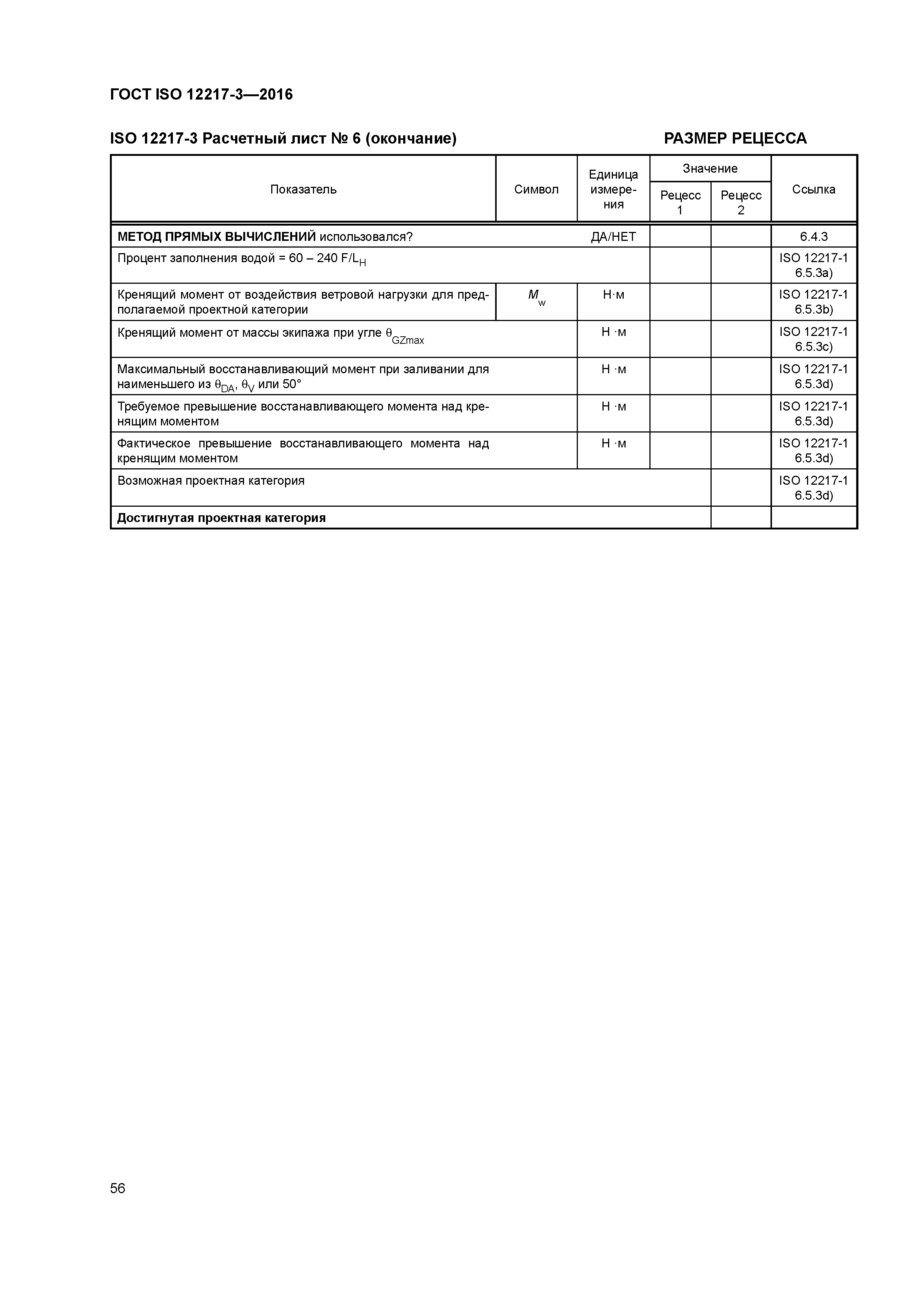 ГОСТ ISO 12217-3-2016