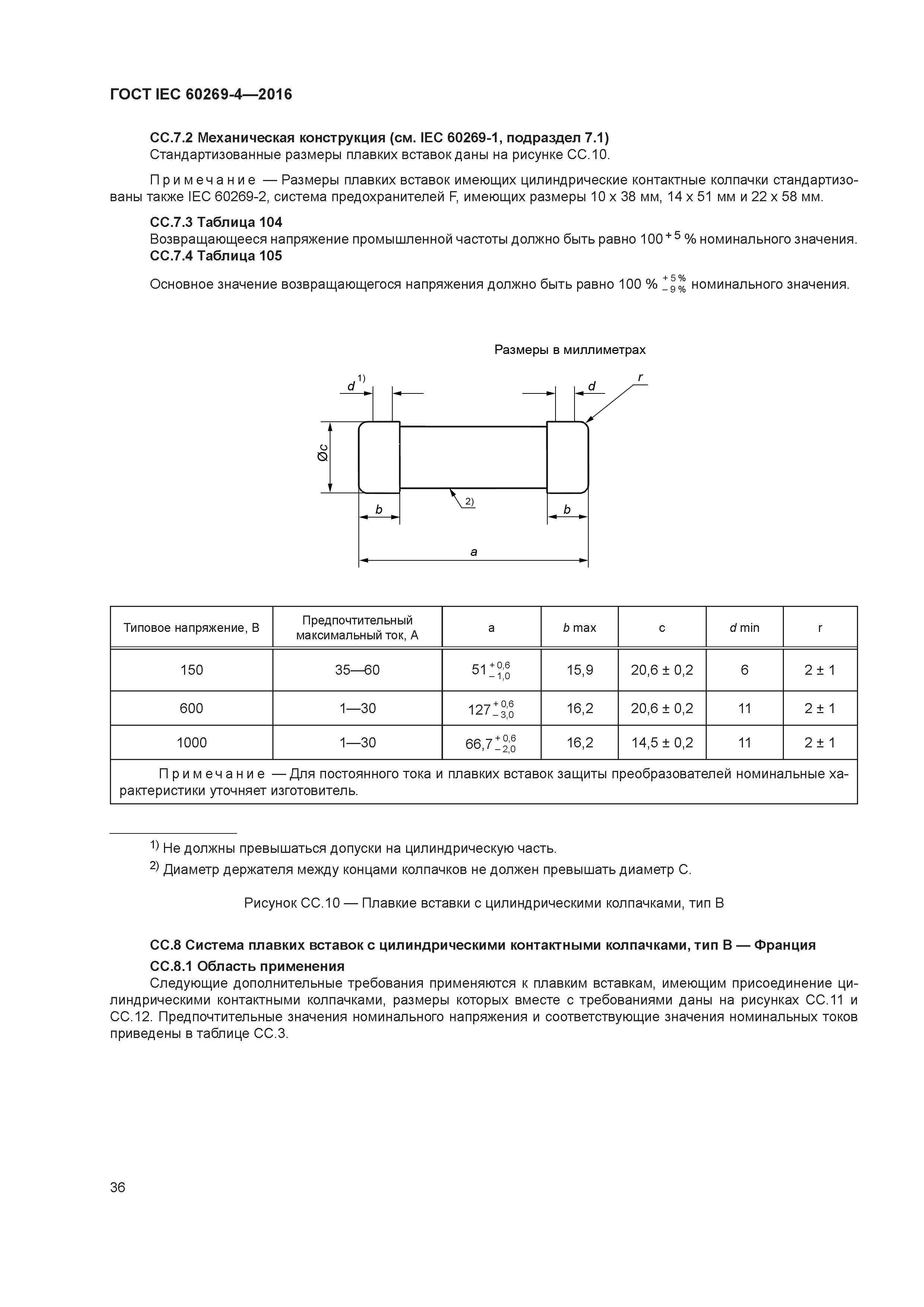 ГОСТ IEC 60269-4-2016