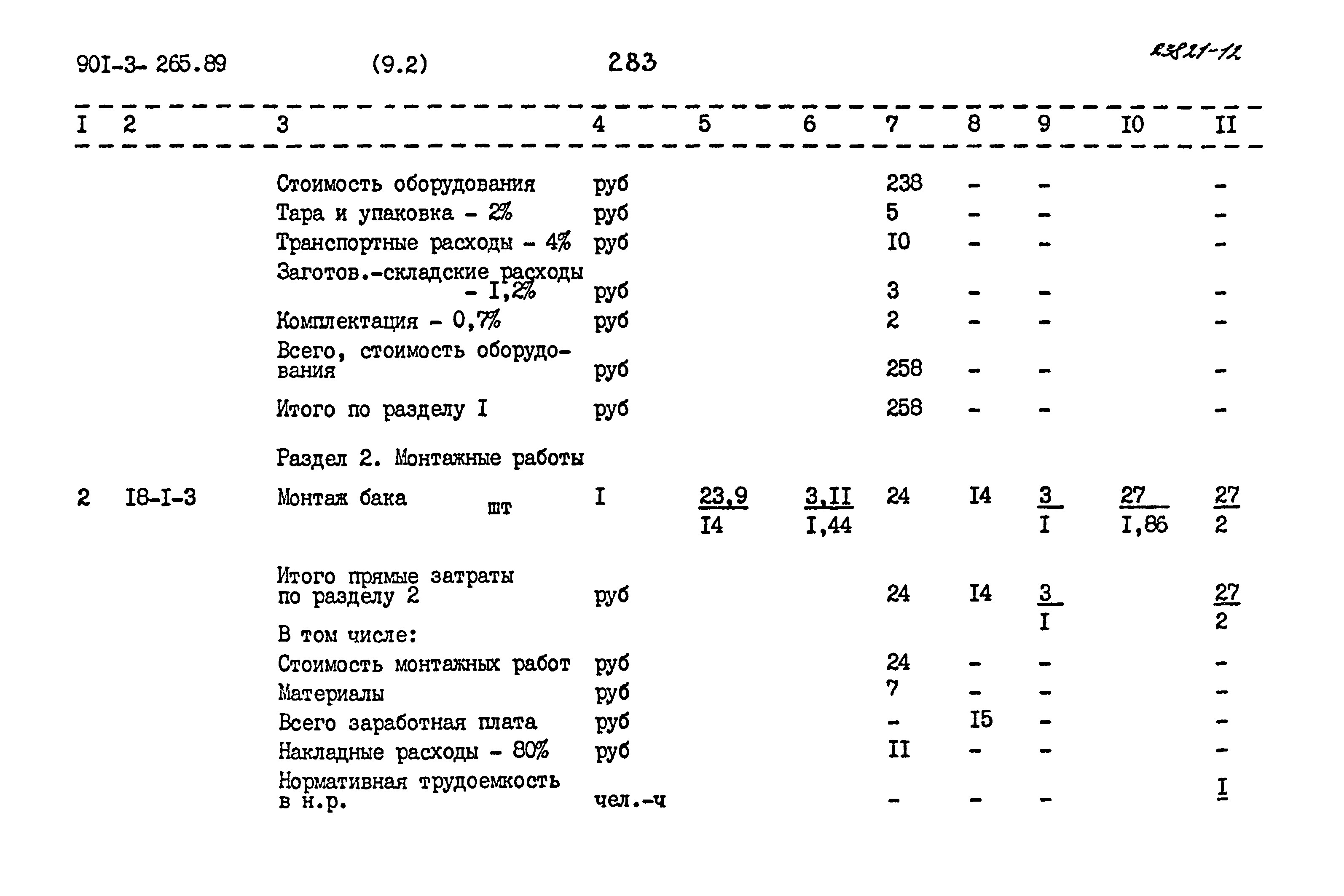 Типовой проект 901-3-265.89