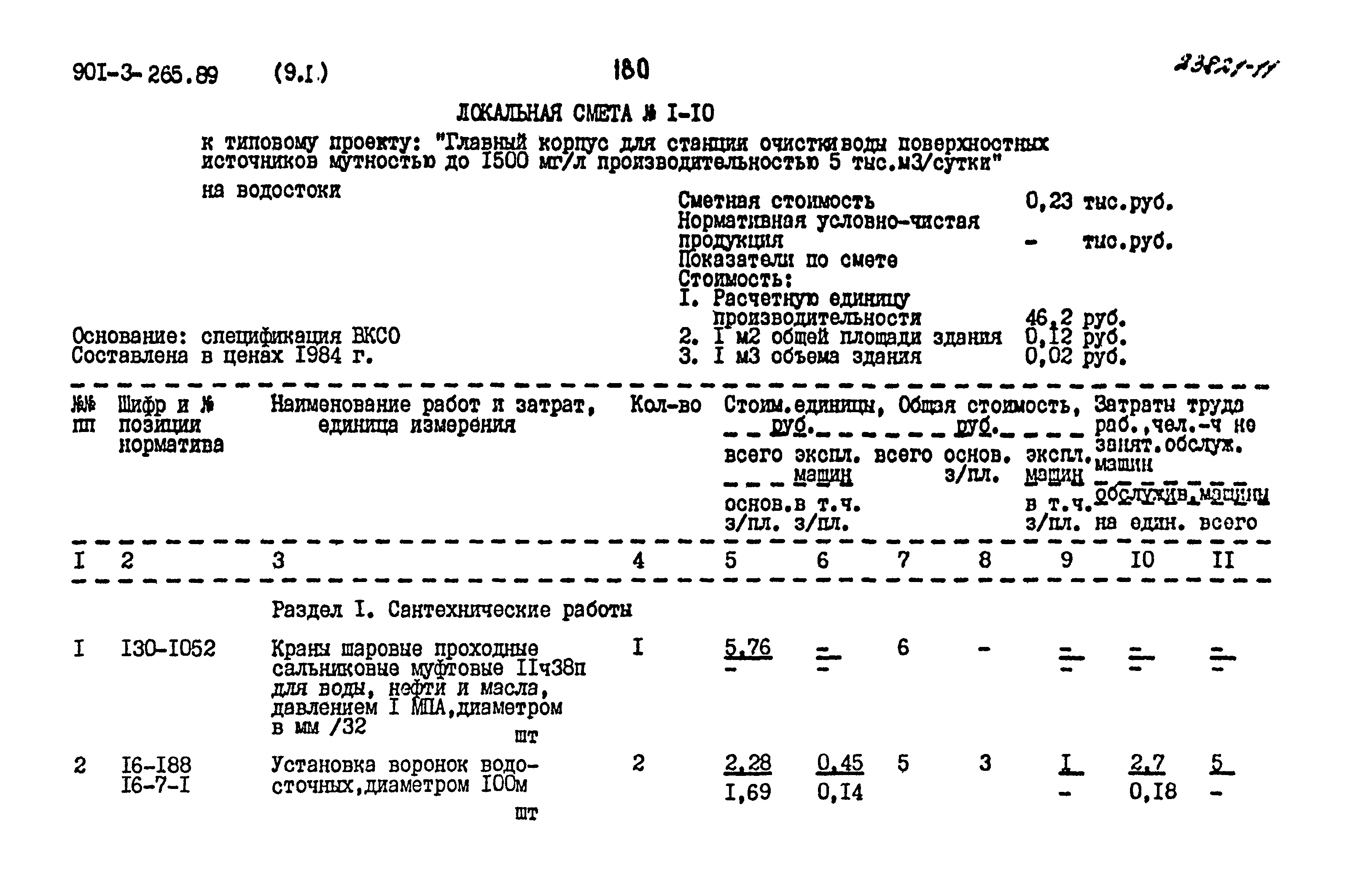 Типовой проект 901-3-265.89