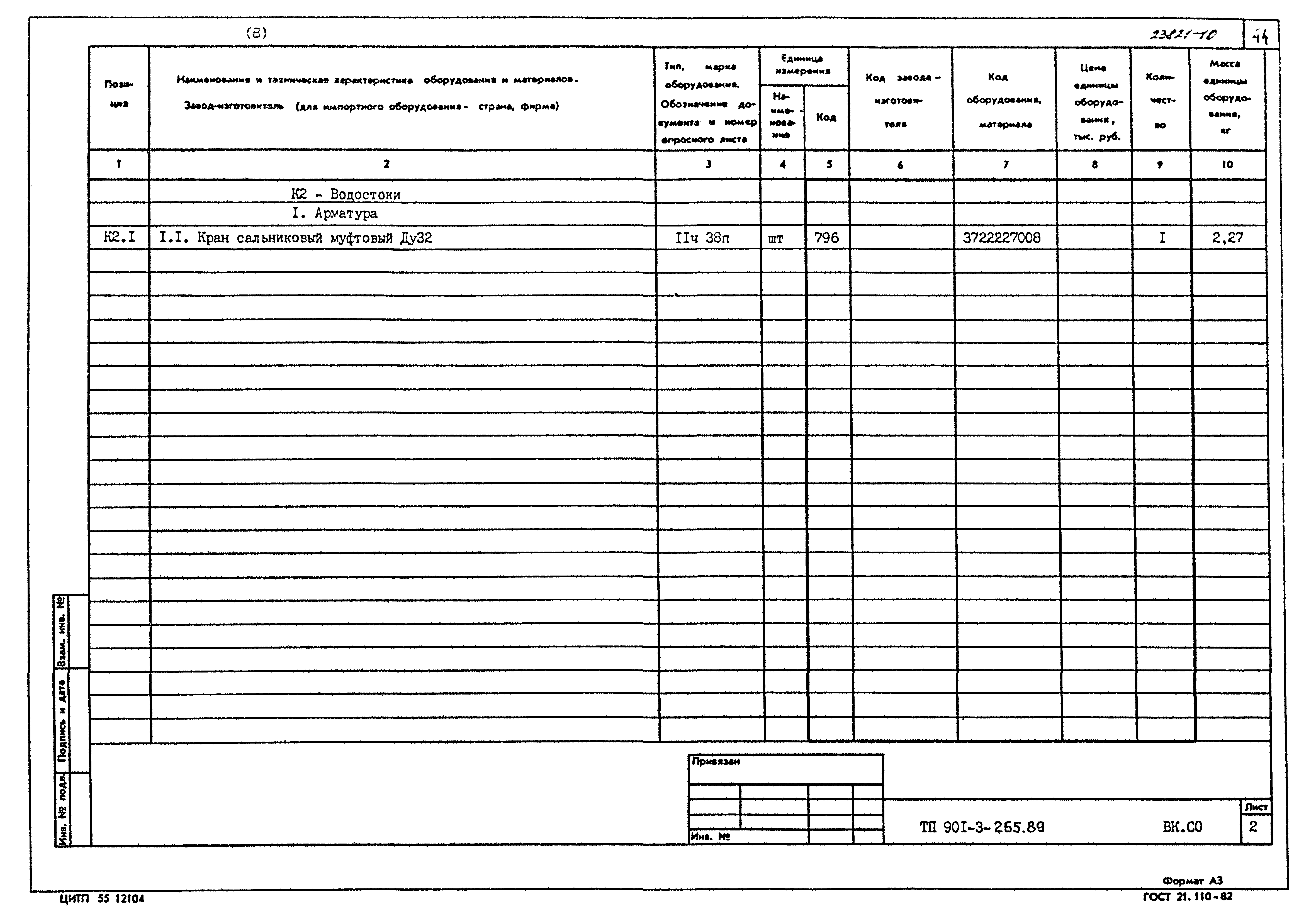 Типовой проект 901-3-265.89