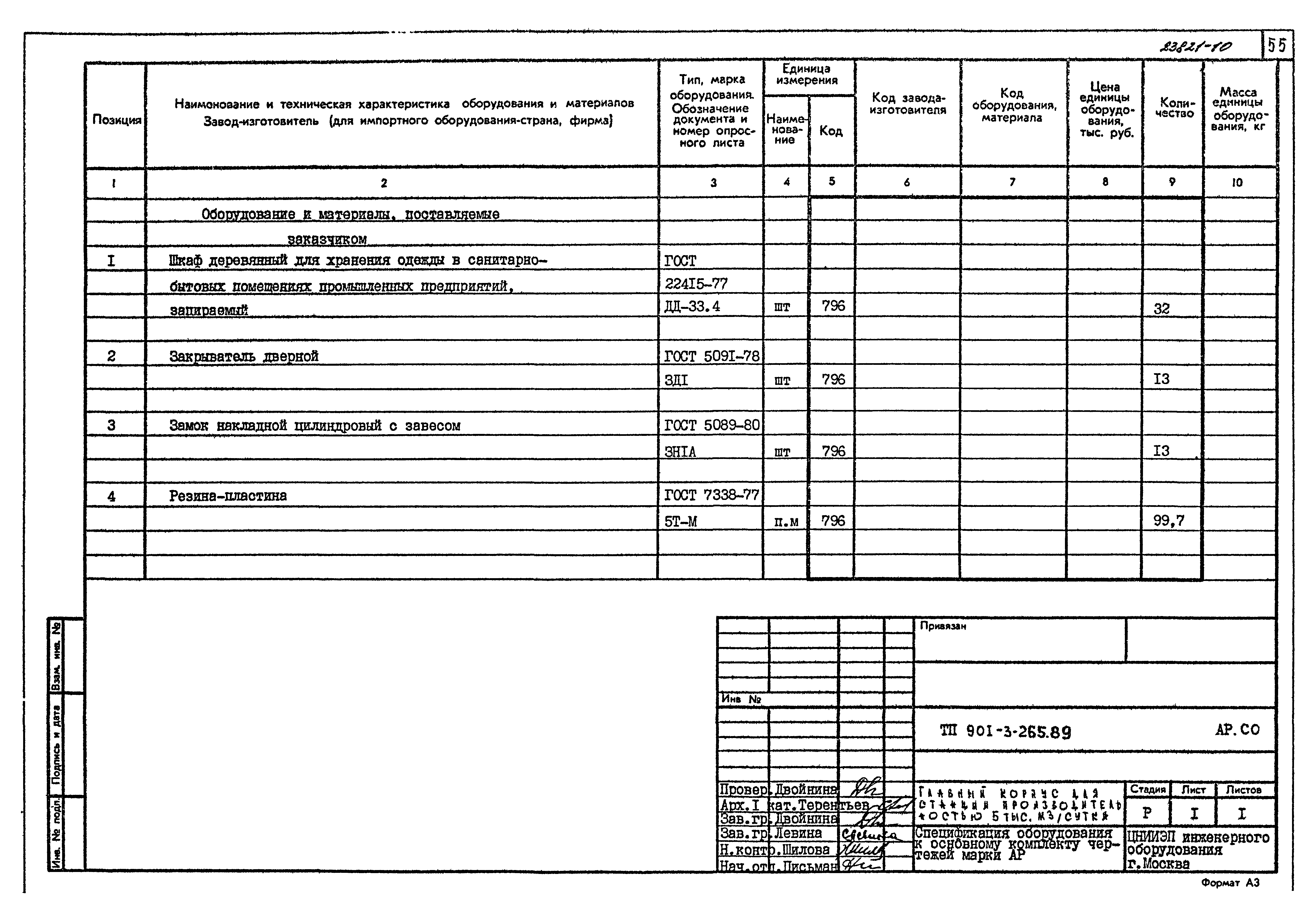 Типовой проект 901-3-265.89