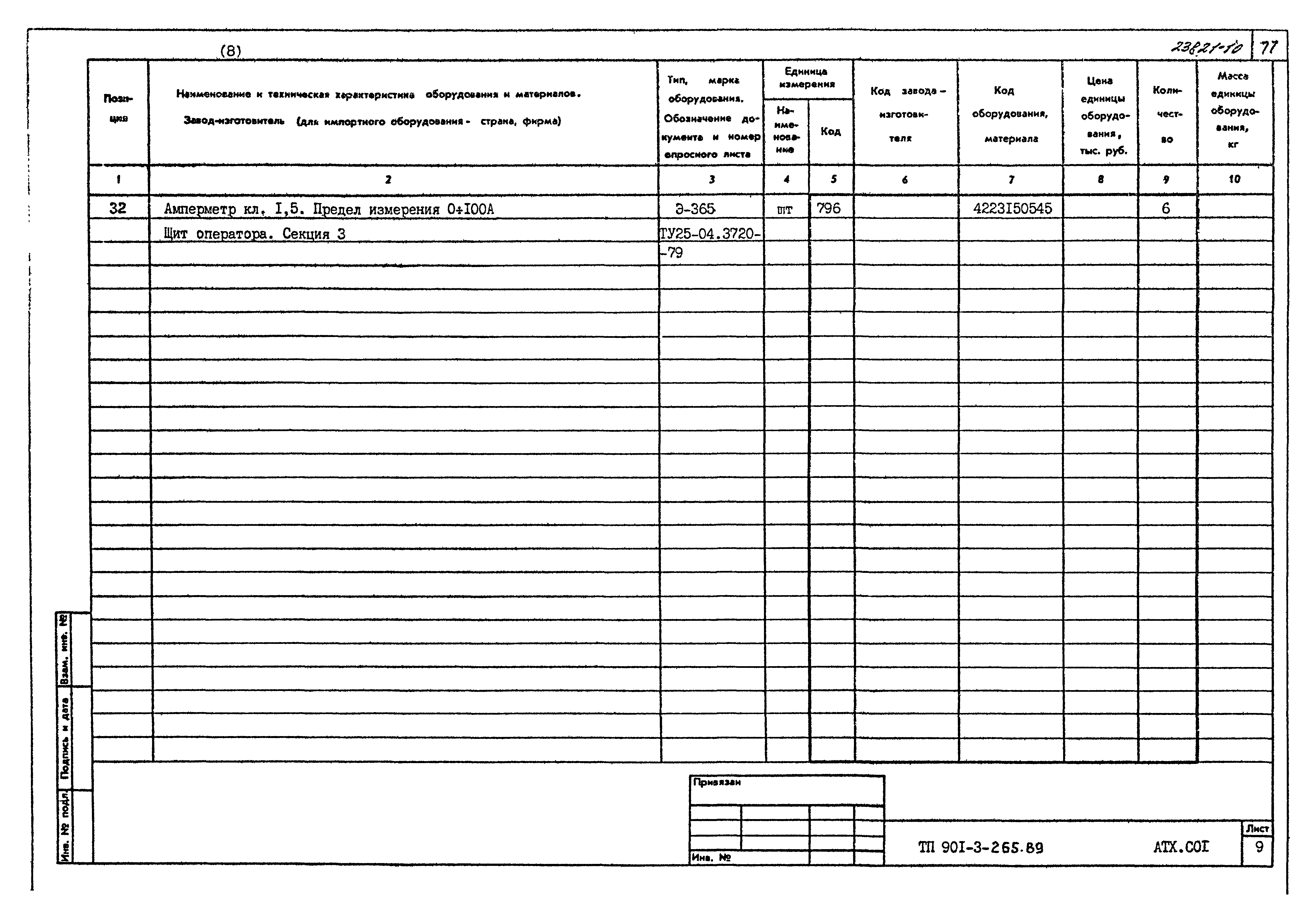Типовой проект 901-3-265.89