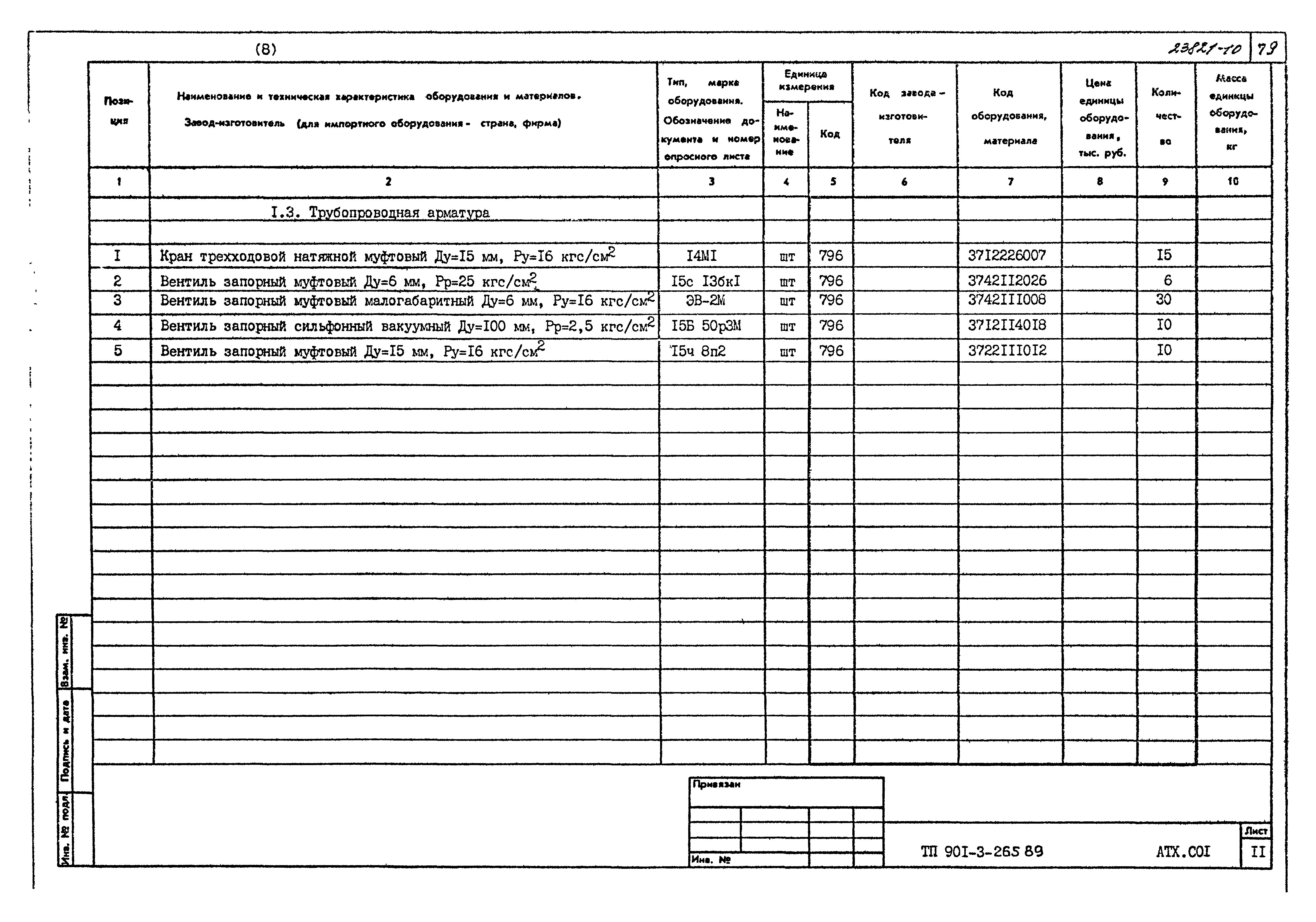 Типовой проект 901-3-265.89