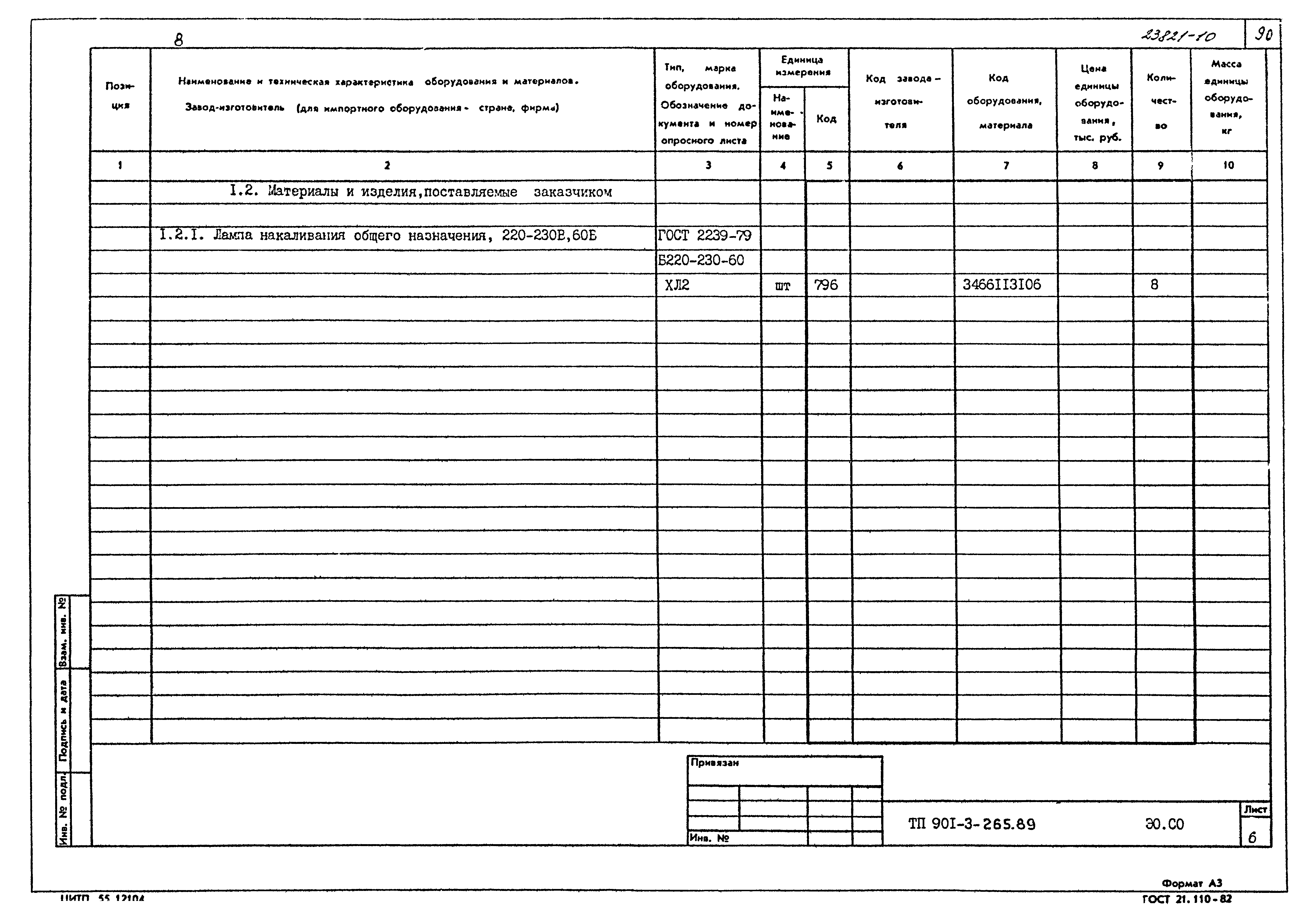 Типовой проект 901-3-265.89