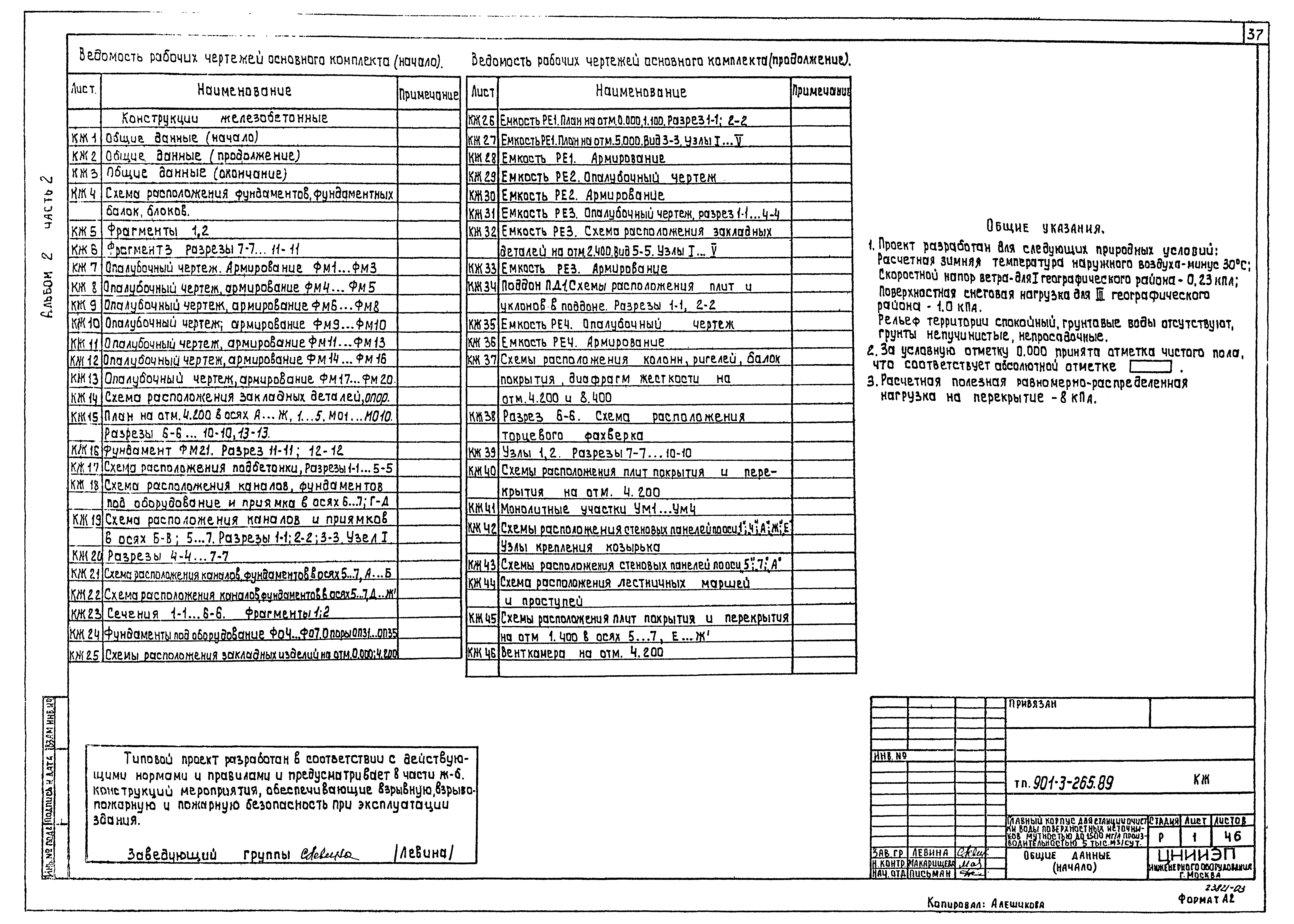 Типовой проект 901-3-265.89