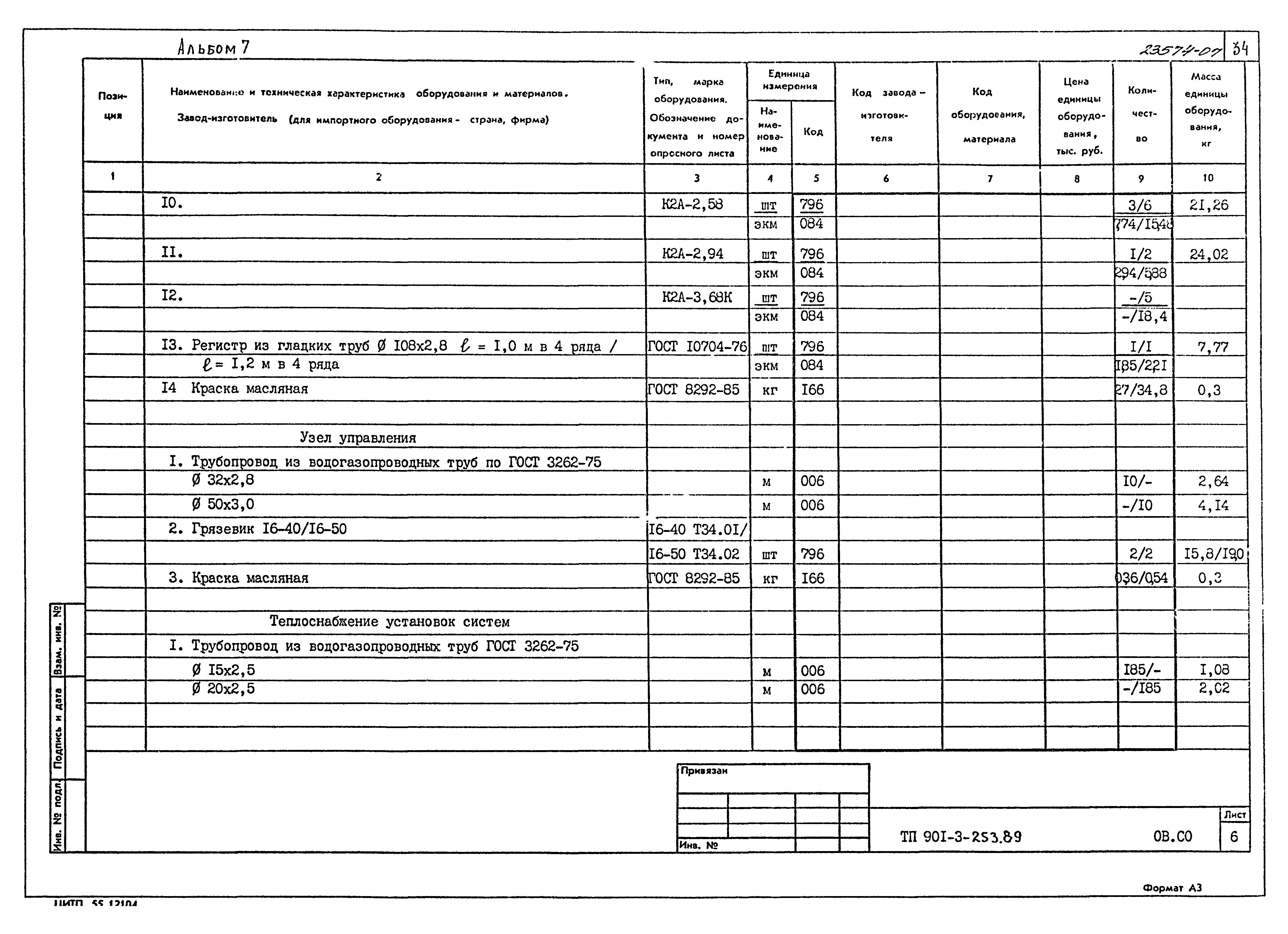 Типовой проект 901-3-253.89