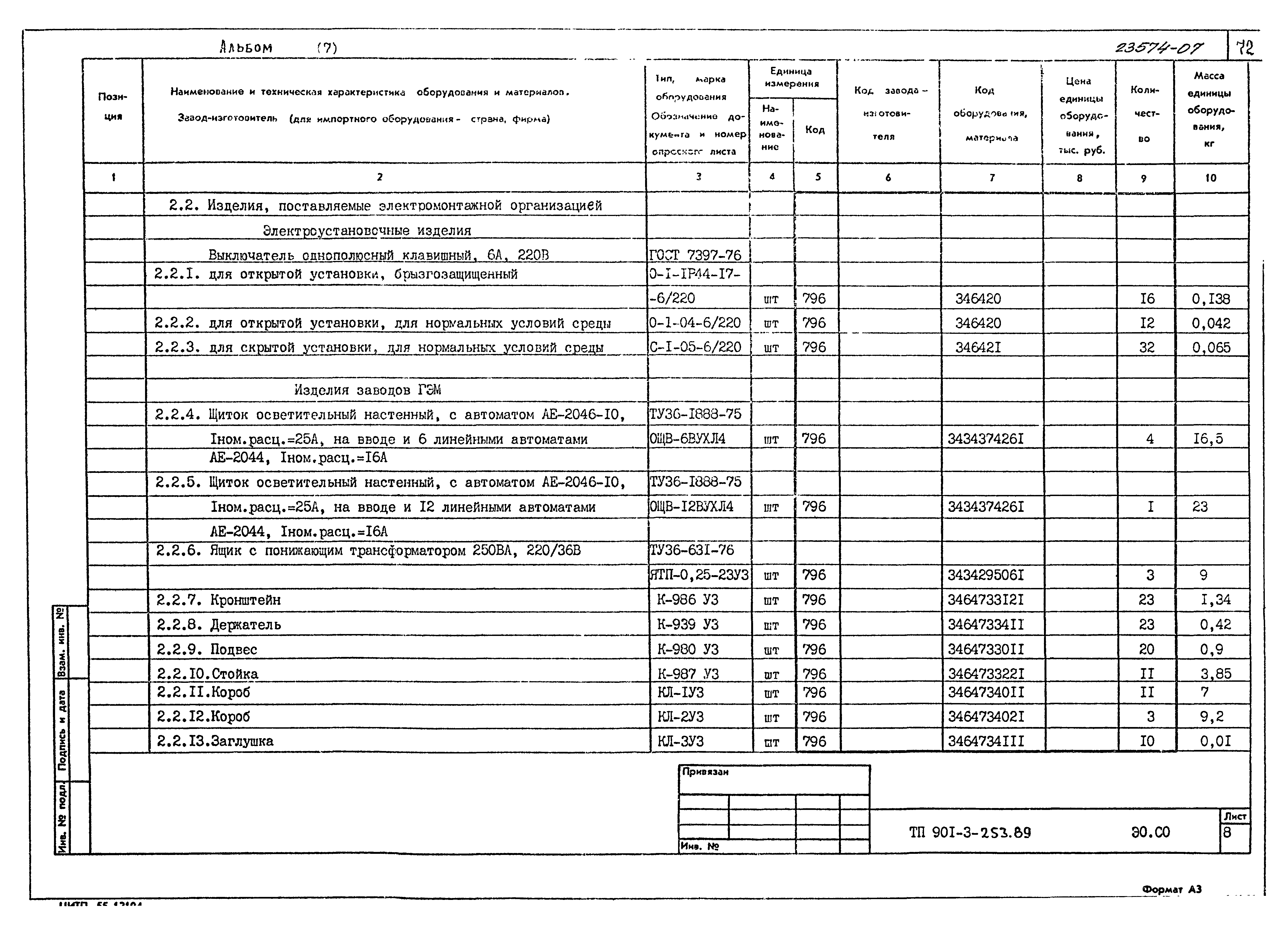 Типовой проект 901-3-253.89