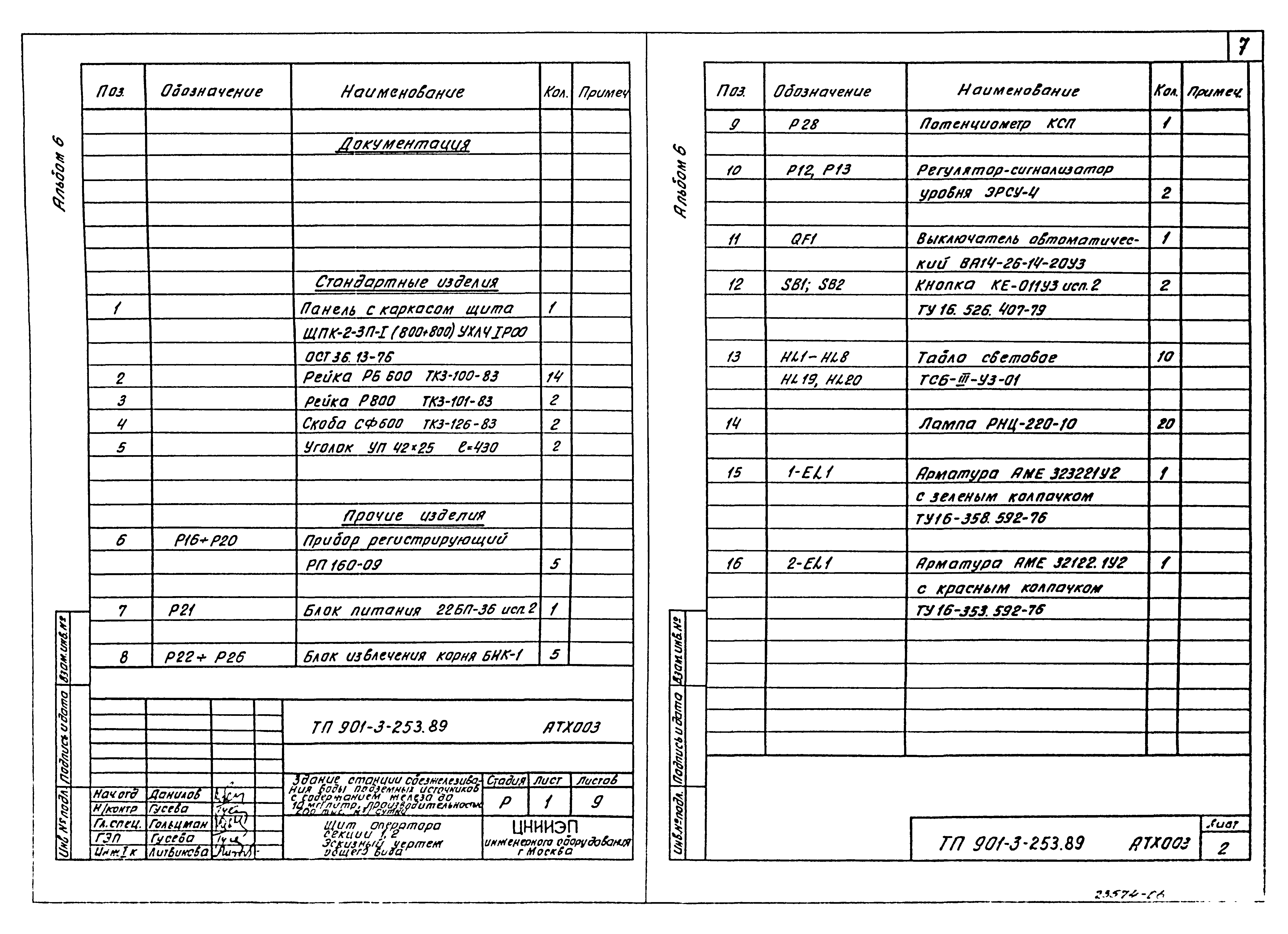 Типовой проект 901-3-253.89