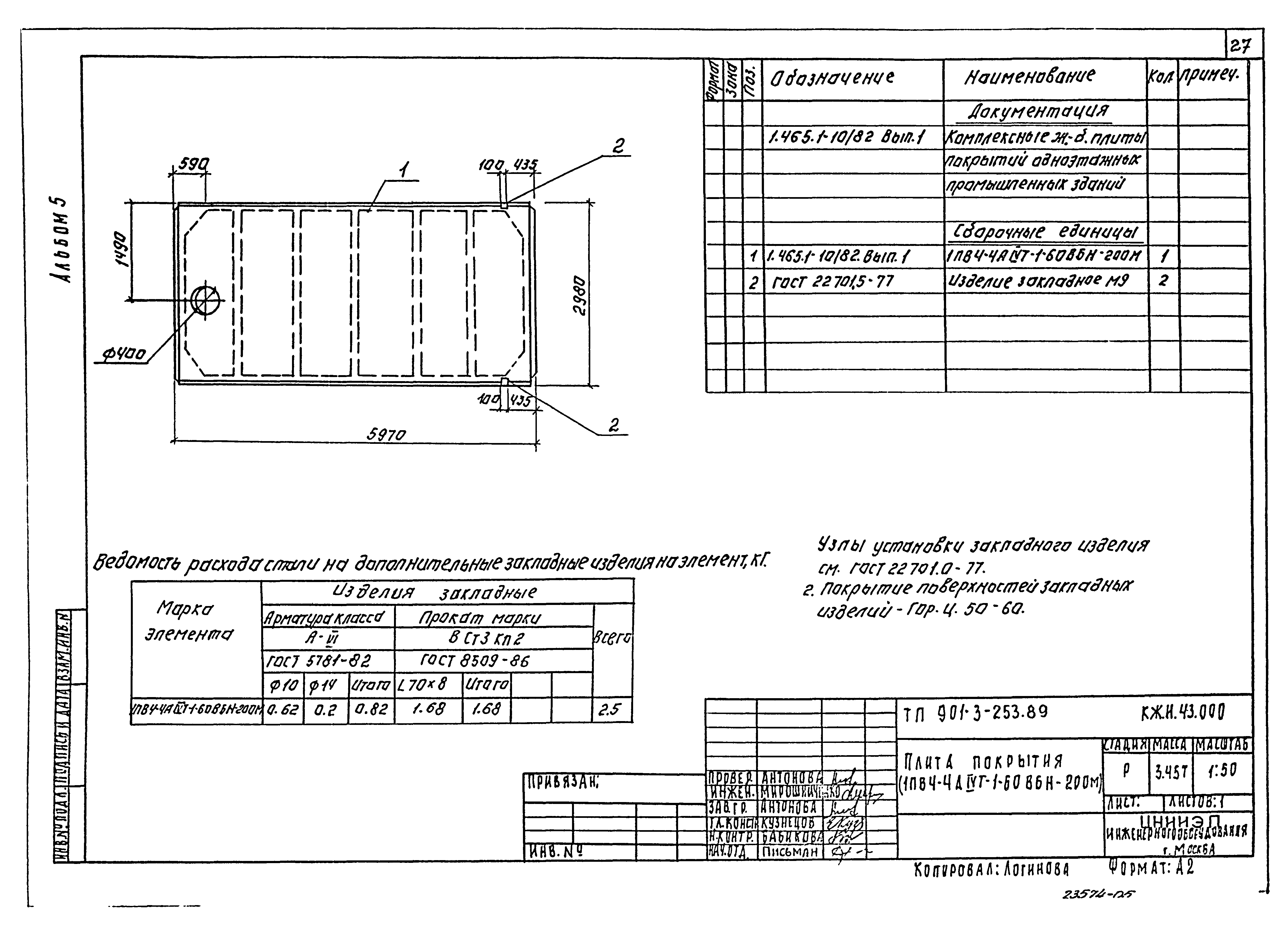 Типовой проект 901-3-253.89