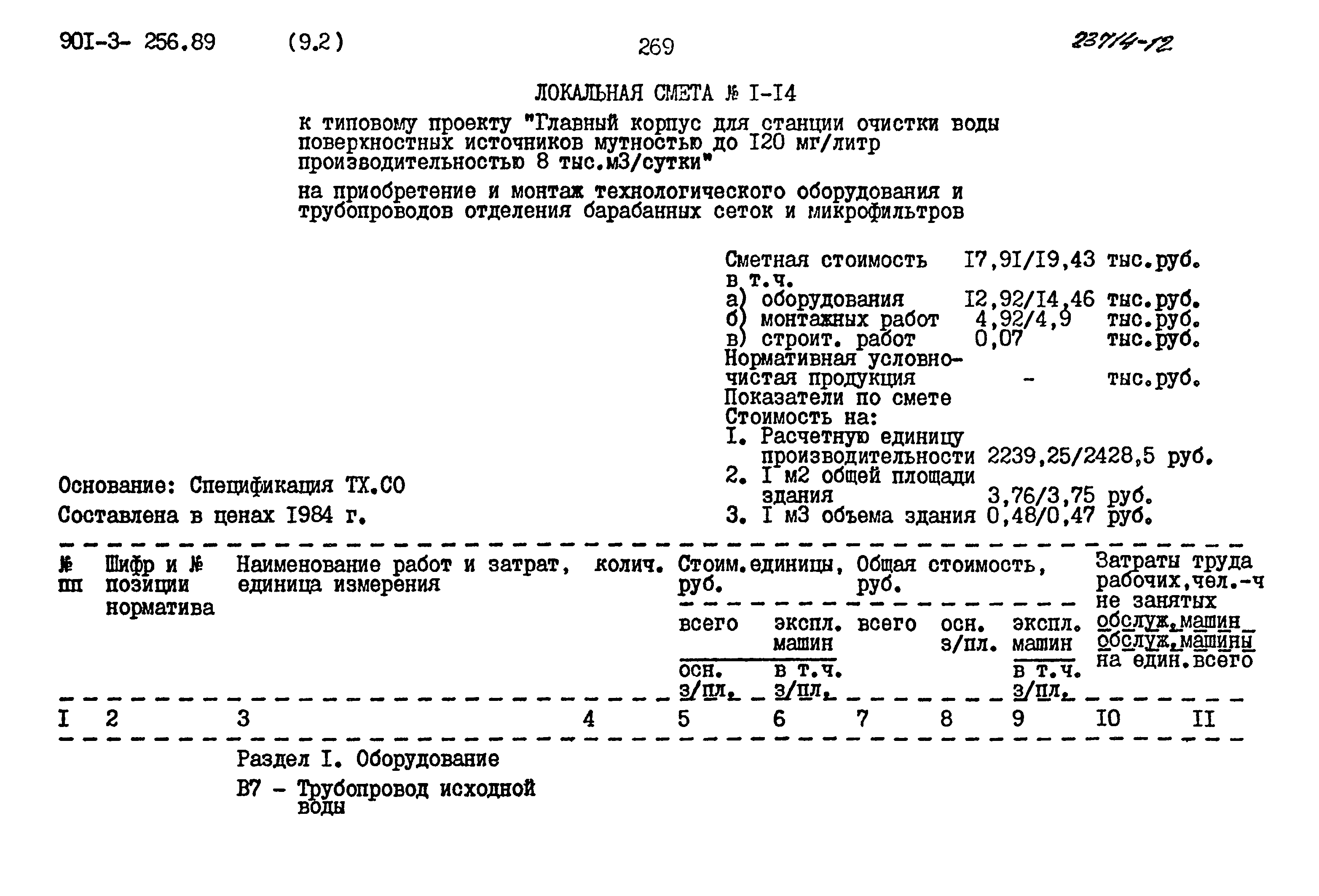 Типовой проект 901-3-256.89