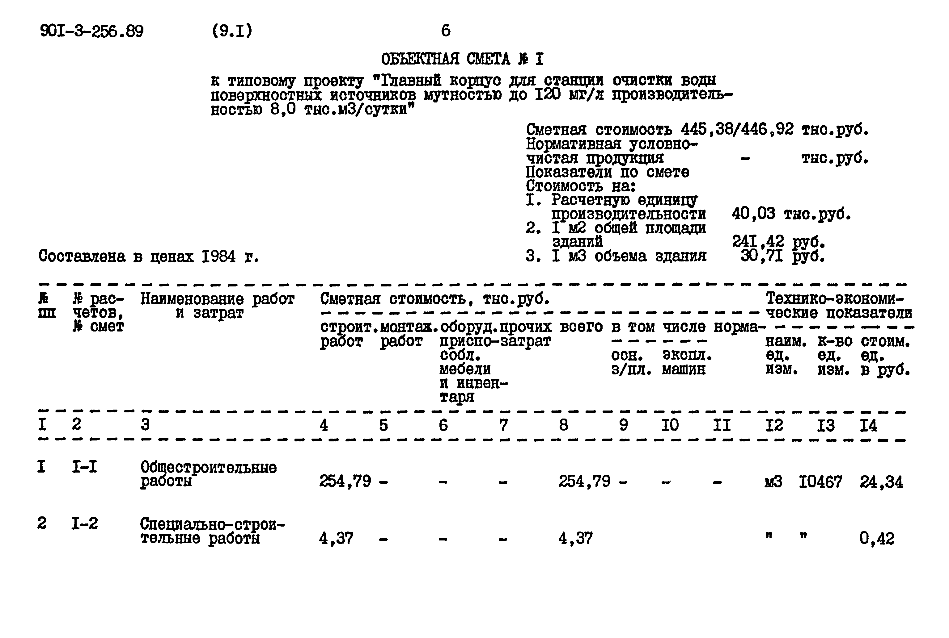 Типовой проект 901-3-256.89
