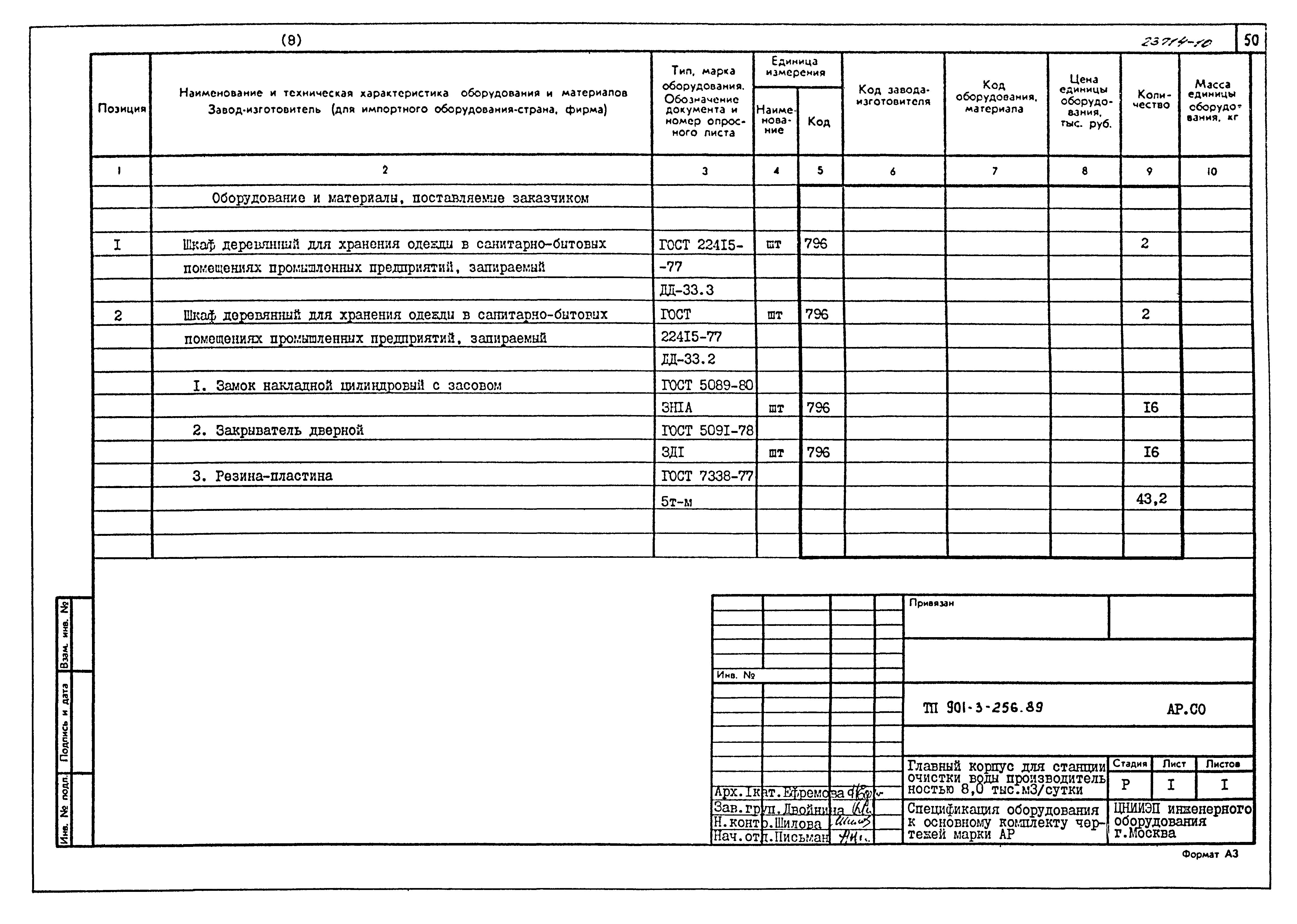 Типовой проект 901-3-256.89