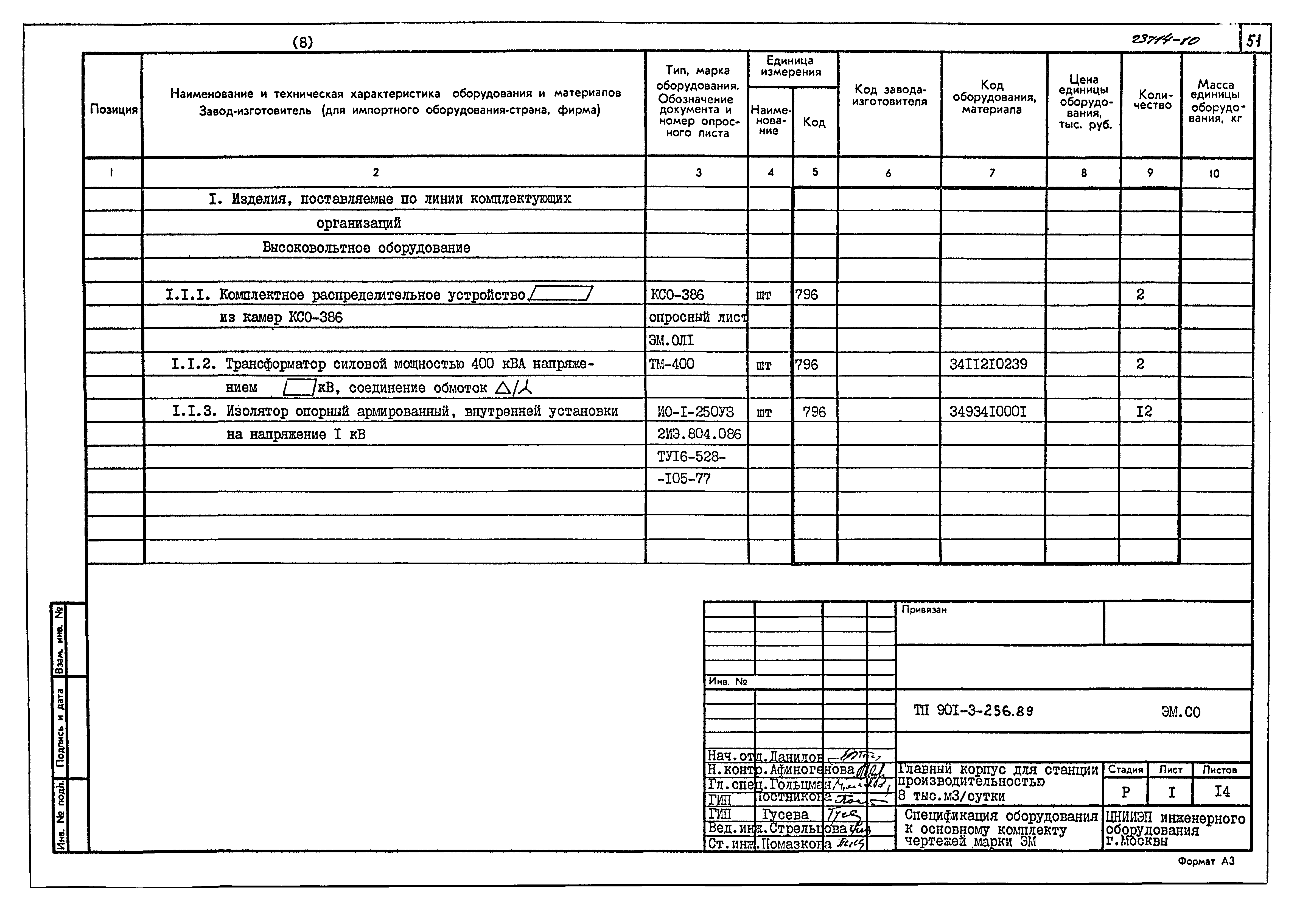 Типовой проект 901-3-256.89