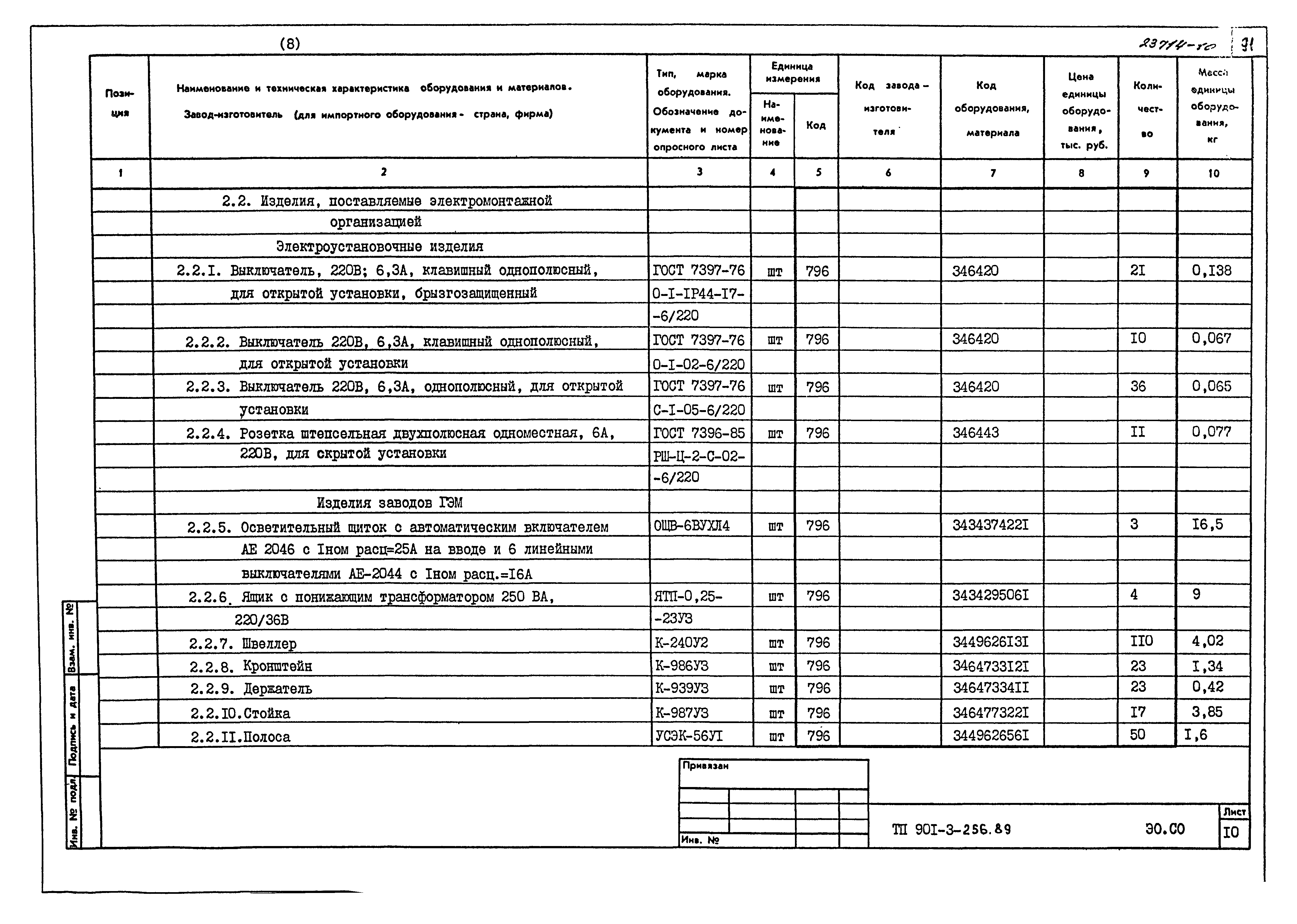 Типовой проект 901-3-256.89