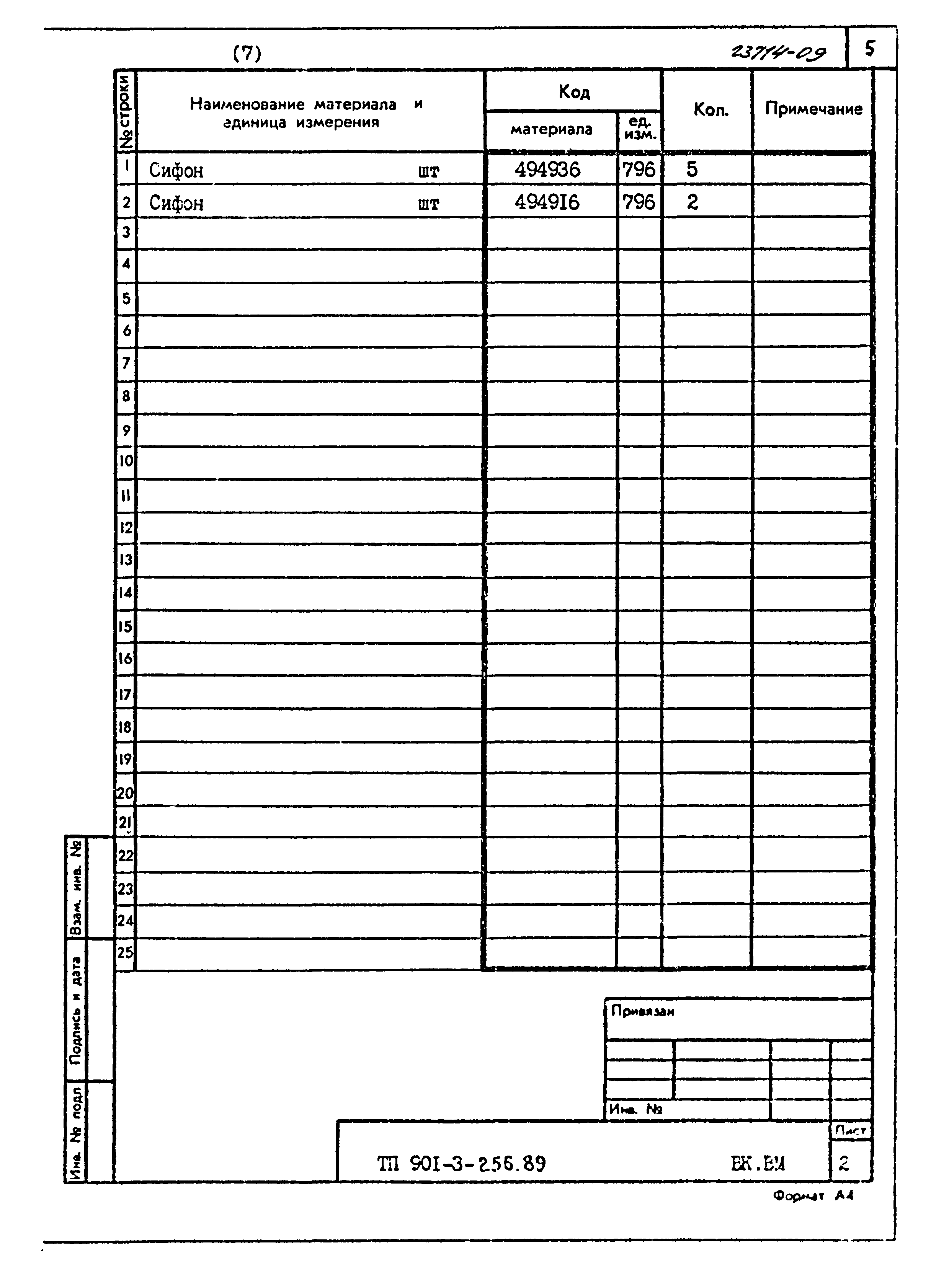 Типовой проект 901-3-256.89